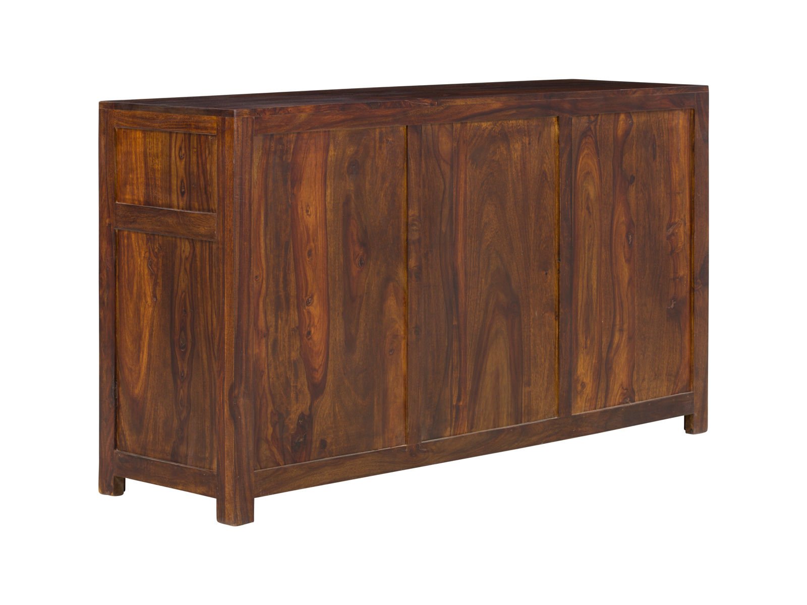 Sideboard Palison 3-türig dunkel Holz - Palisander 140x80x42