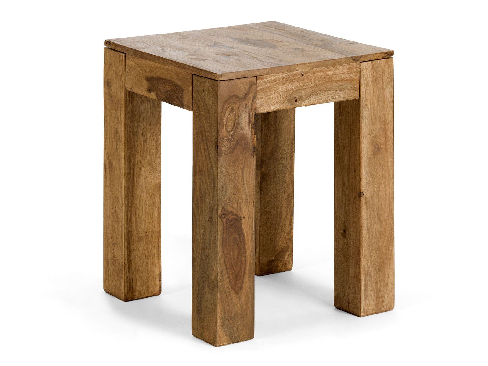 Hocker Stark Holz - Palisander 35x45x35