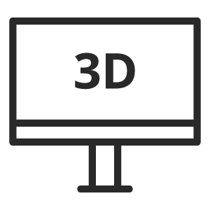 Satz moderner 3D-Icons mit Symbolen zu Vorteilen und Services (B2B), farbige und klare Piktogramme