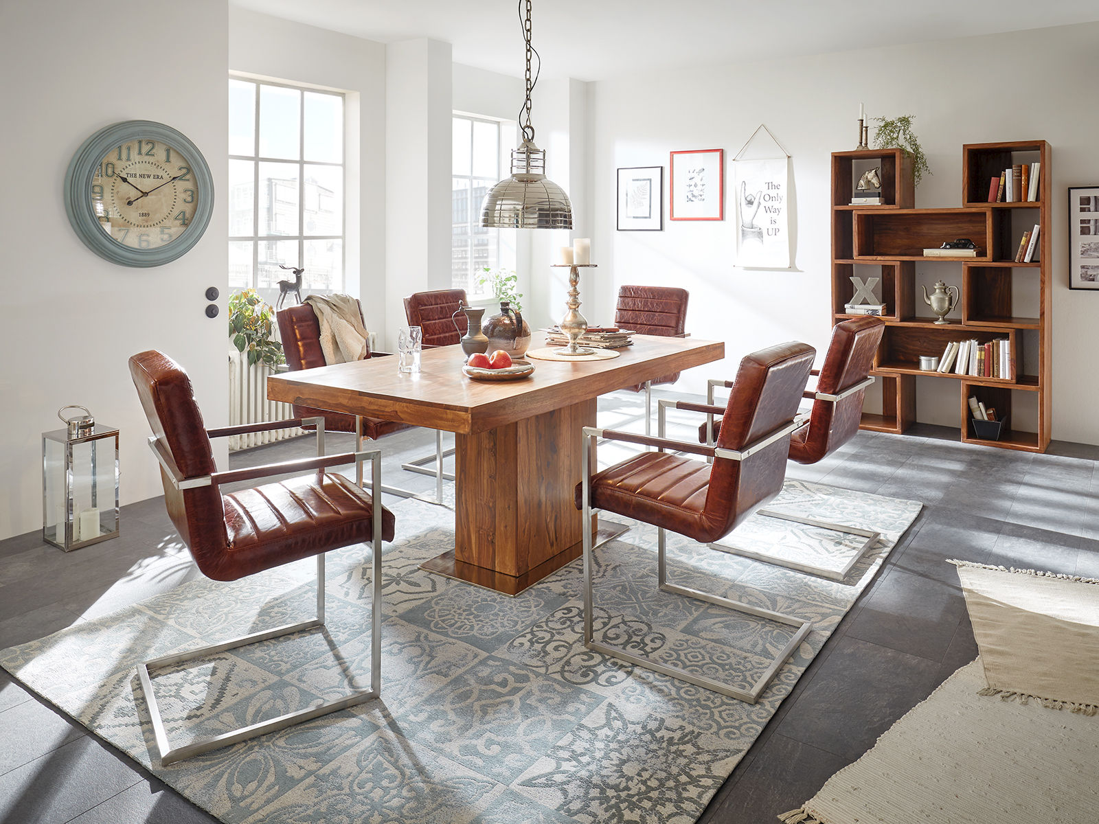 Raumteiler Regal Merlow Akazie