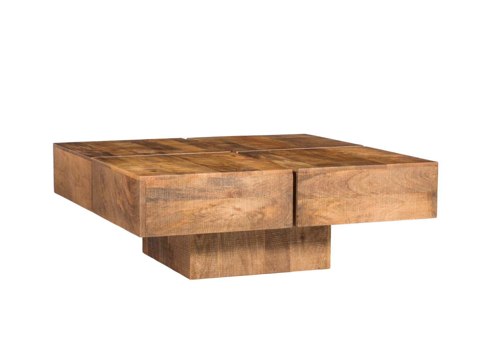 Couchtisch Amberley Mango 80x80 cm Holz - Mango 80x30x80