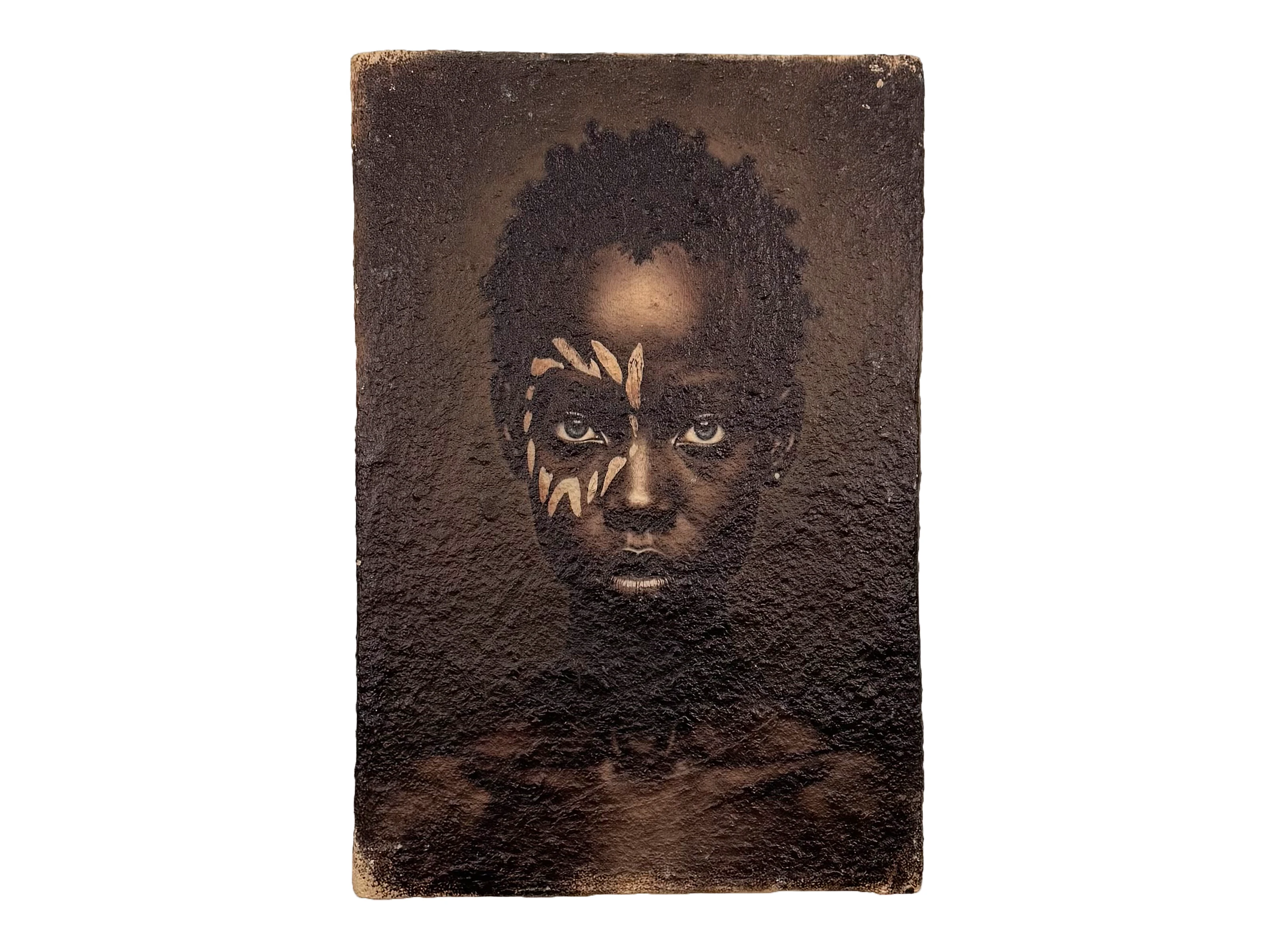 Wandbild Papiermache 60x90 - Silent Strength