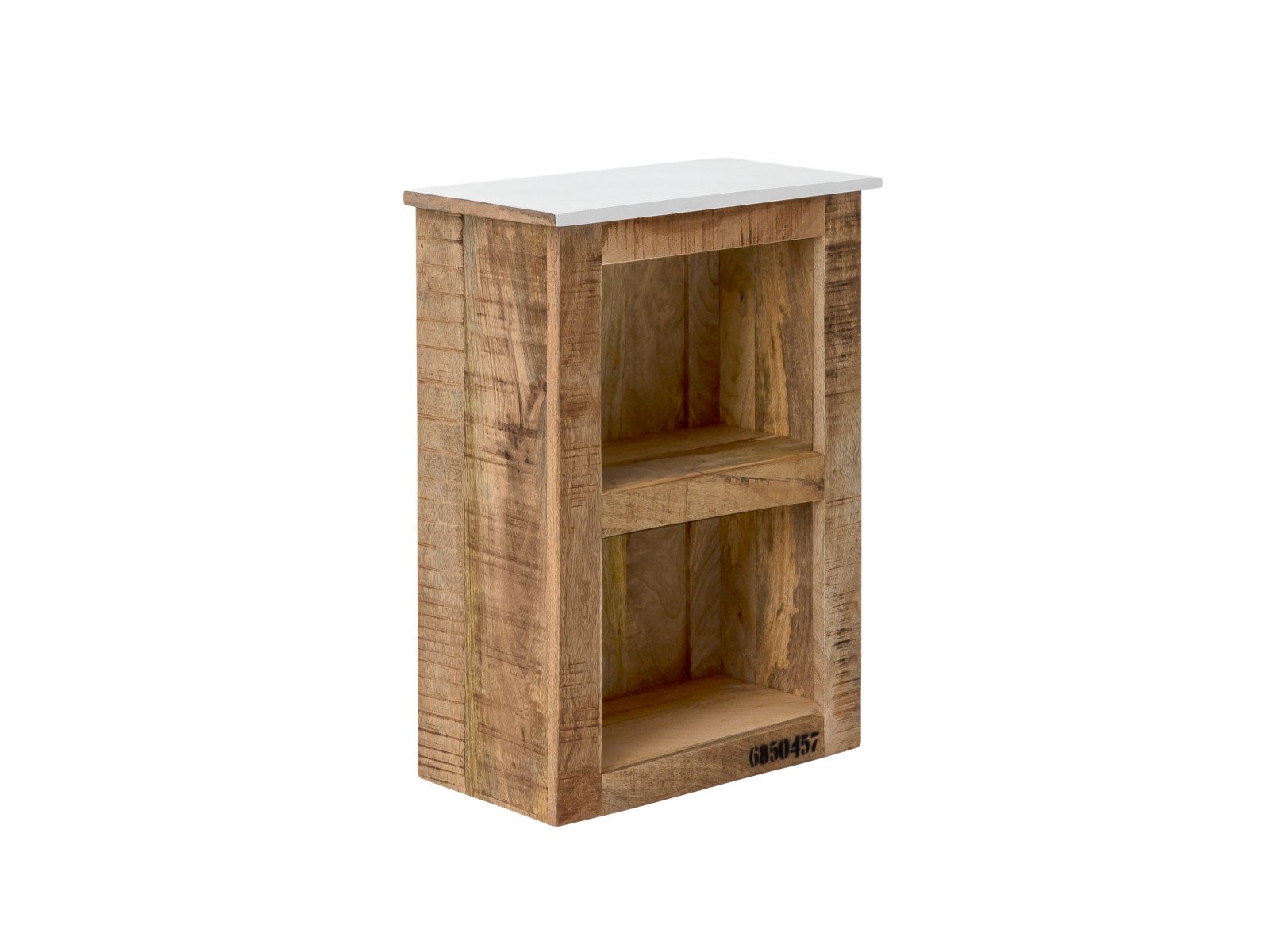 Bad Hängeschrank Pune Holz - Mango 42x60x32 Schrägansicht