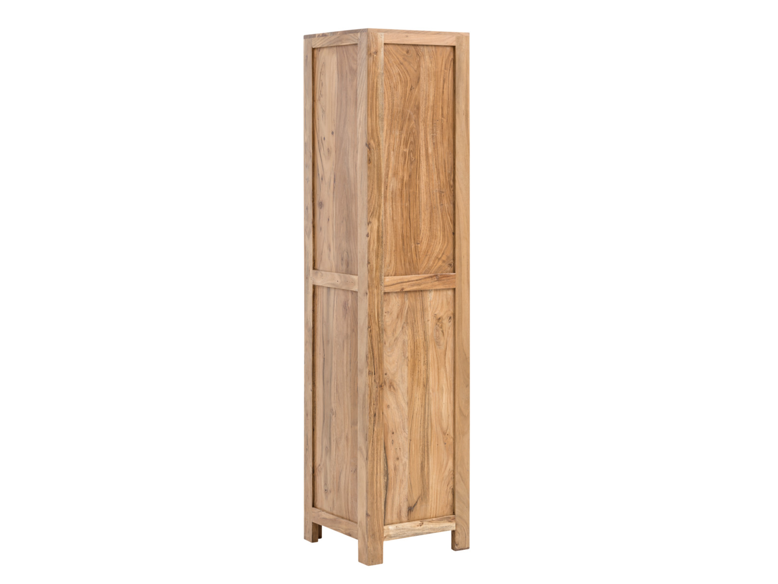 Bad Hochschrank Katha Holz - Akazie 42x180x43 Rückansicht