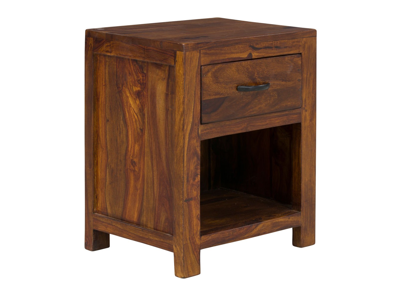 Nachttisch Palison Nachttisch Palison Holz - Palisander 40x48x30 Schrägansicht