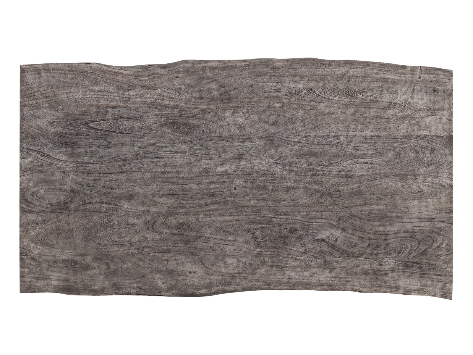 Esstisch Bullwer Grau schwarz 200x100 cm Holz - Akazie 200x75x100