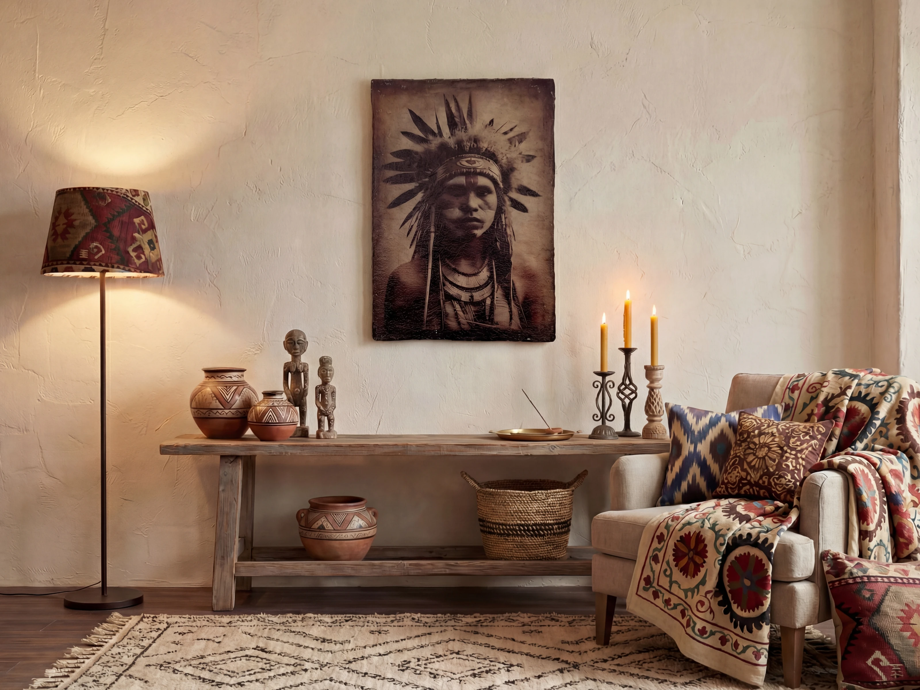 Wandbild Papiermache 60x90 - Heritage