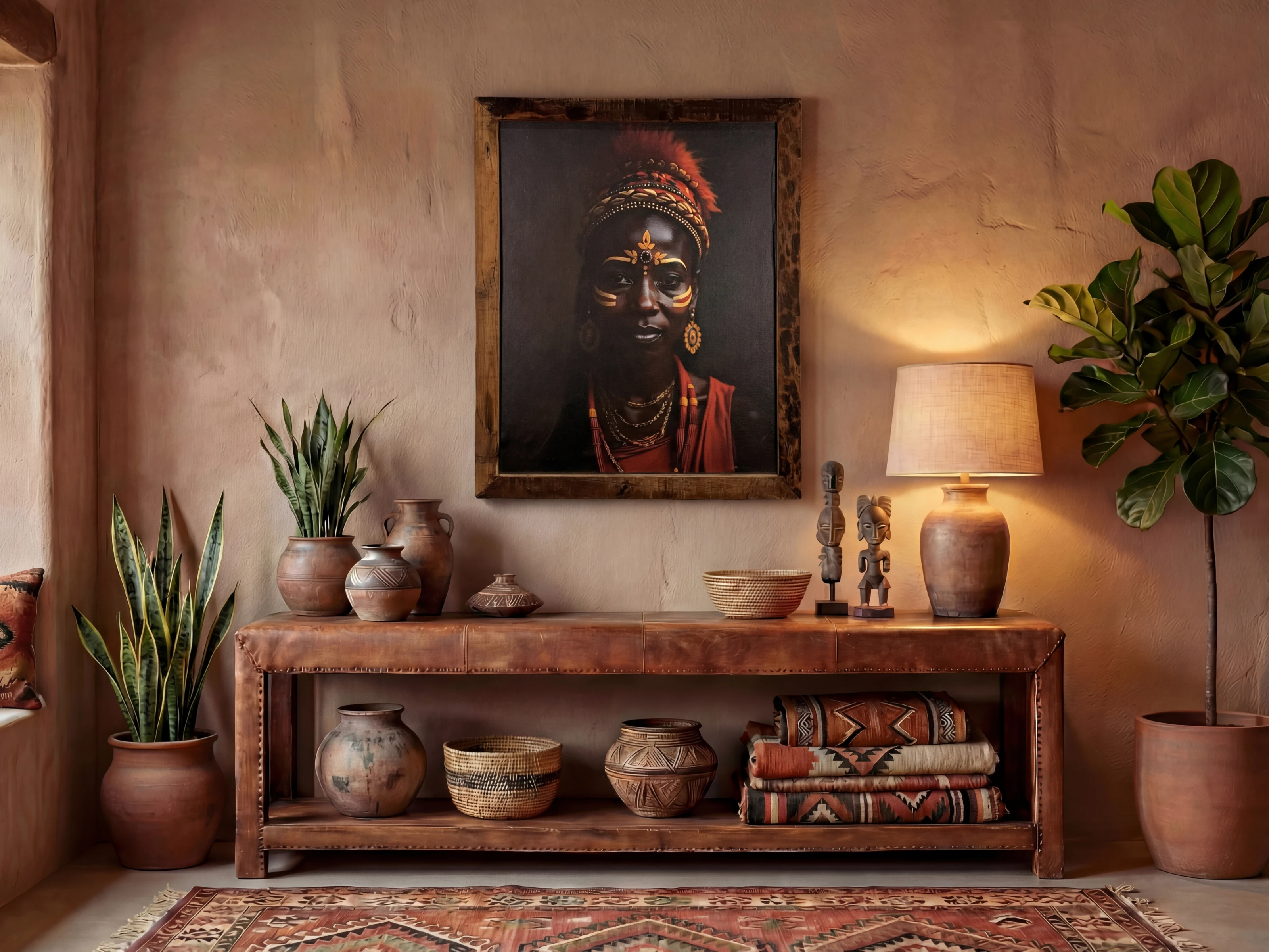 Wandbild Ethno - Queen of Colors