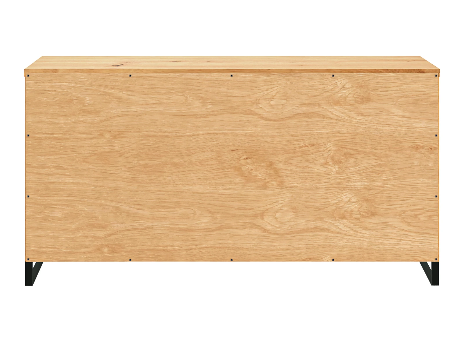 Front-Freisteller: Sideboard Sydney geölte Wildeiche, 4 Türen, 2 Schubladen, 10 Fächer, BxHxT 160×84×41cm Stauraummöbel Braun