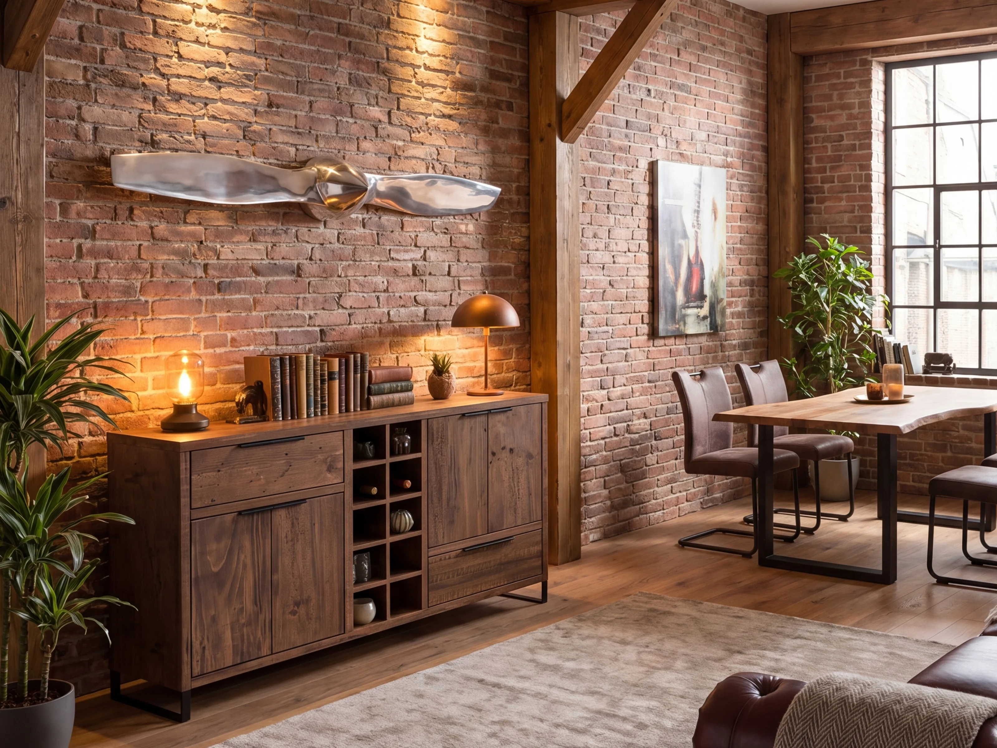 Wanddeko Propeller Charlie 119cm