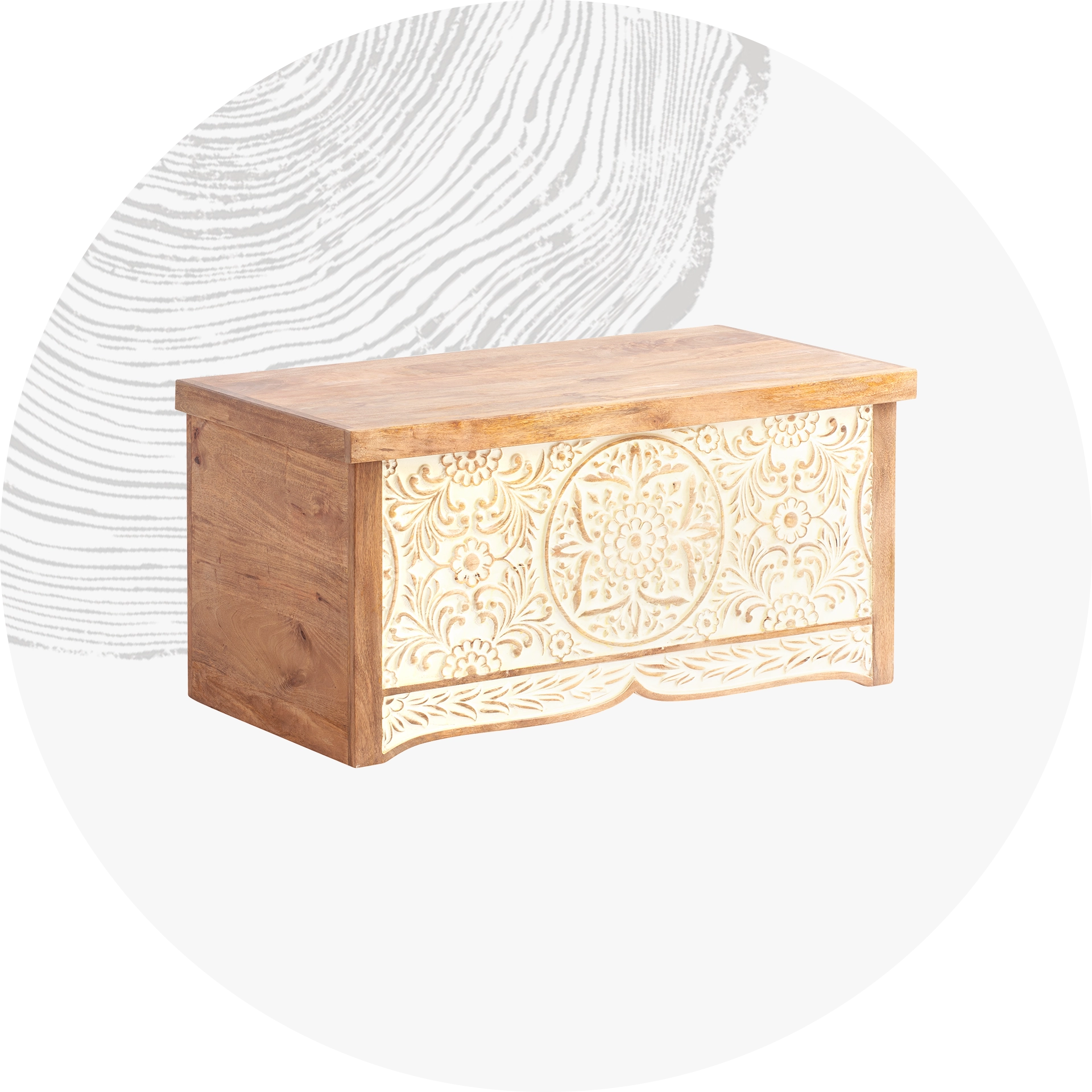 Rustikale Holztruhen in verschiedenen Größen und Oberflächen – Massivholz-Aufbewahrung für Wohnzimmer, Flur, Schlafzimmer