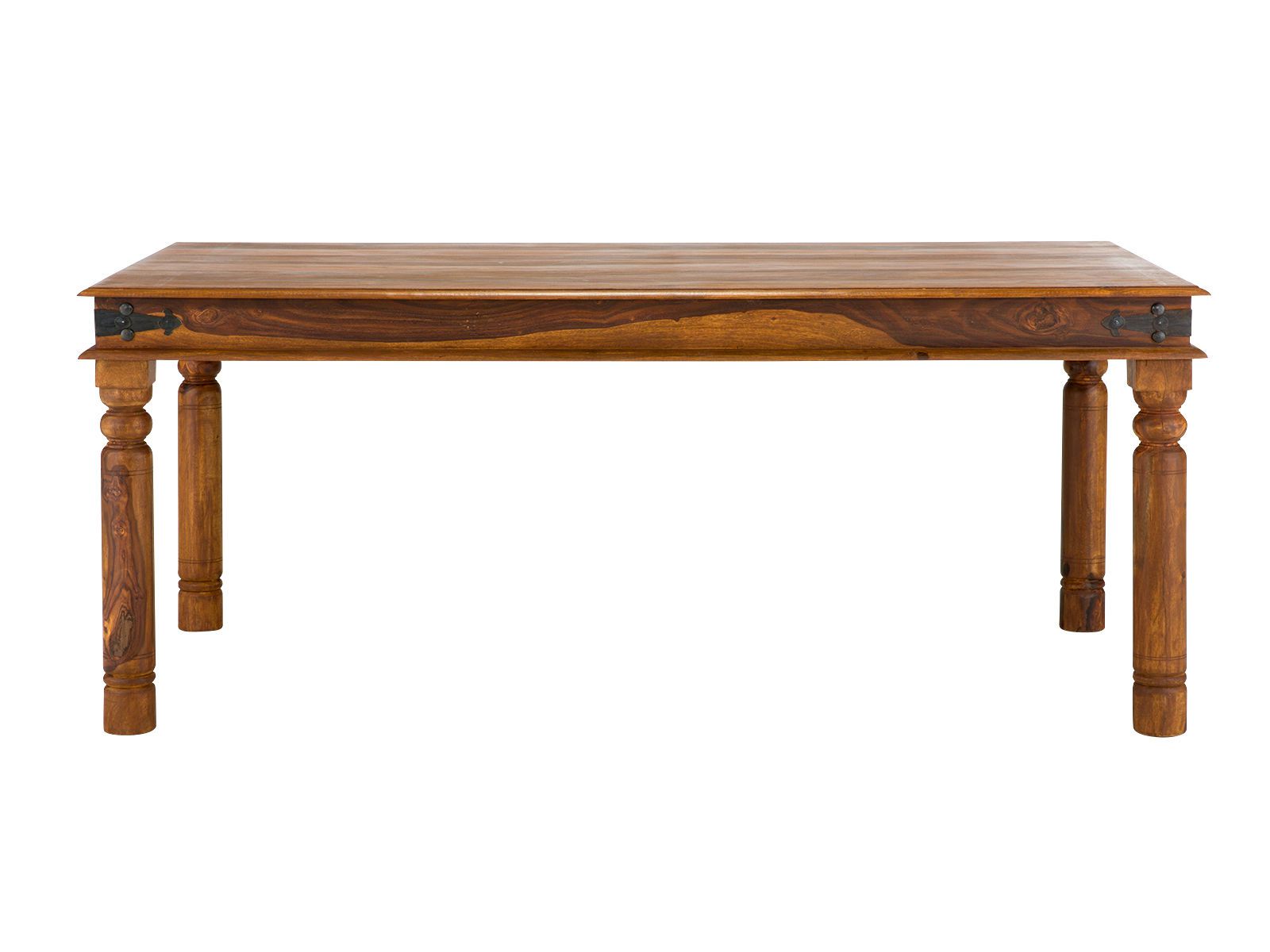 Freisteller Frontansicht: Esstisch Merlow 178×90 cm, lackierte Akazie, 75 cm hoch – Holztisch fürs Esszimmer