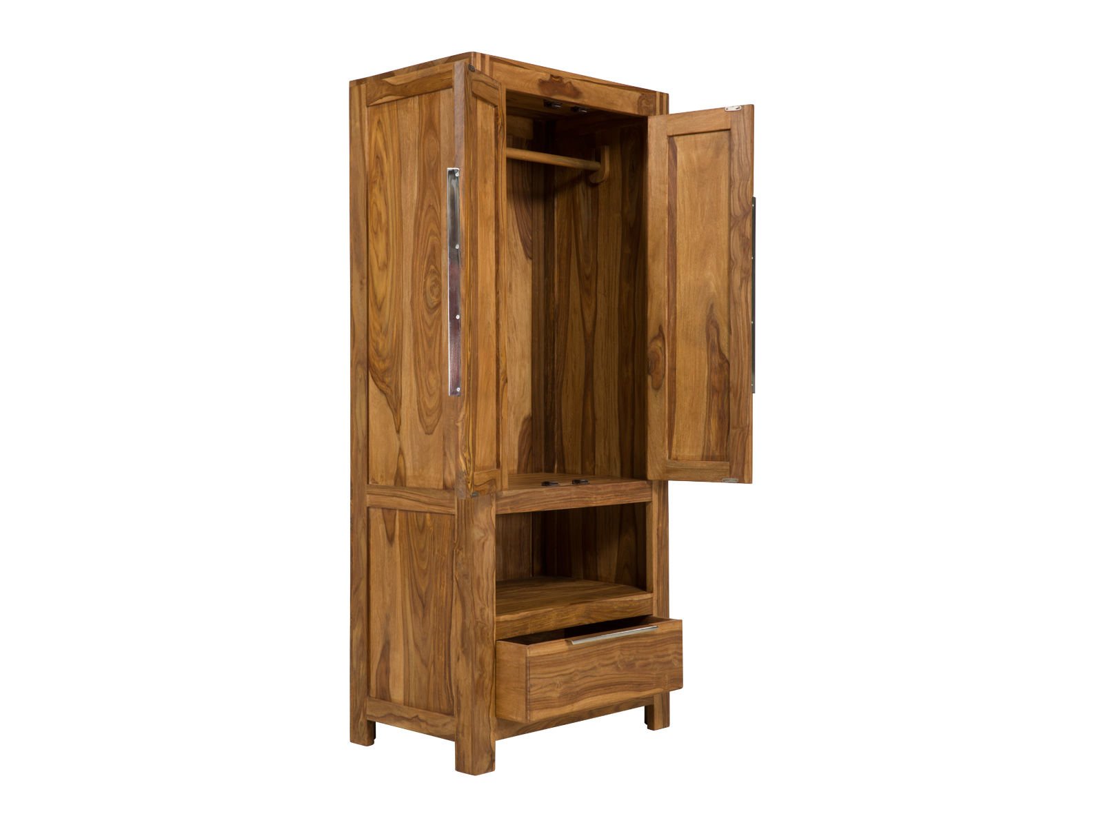 Kleiderschrank Stark Holz - Palisander 80x190x53