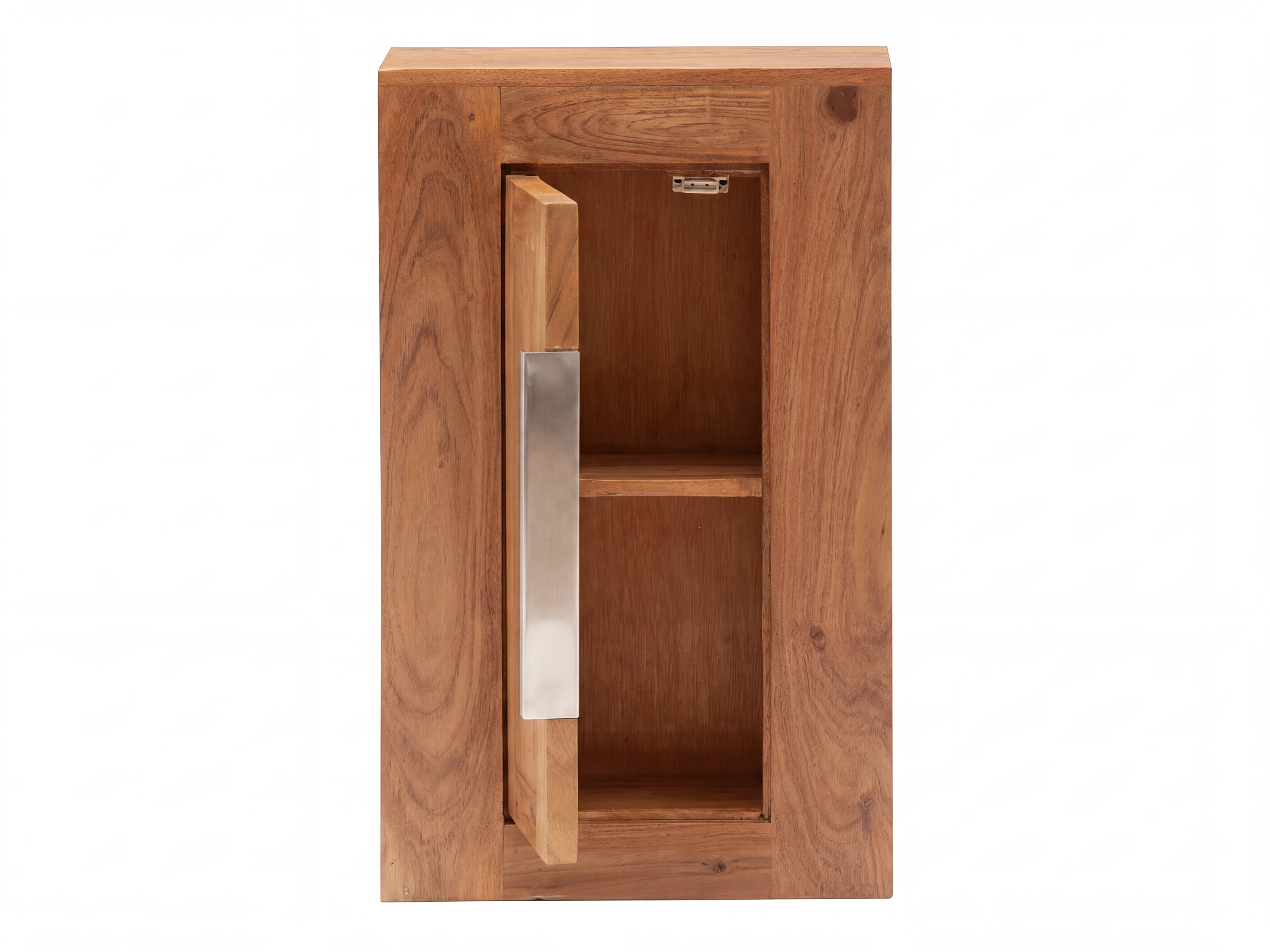 Hängeschrank Osbon Akazie - Metallgriffe Silber