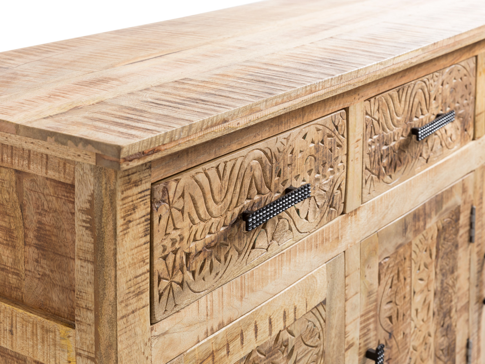 Sideboard Mumbai Holz - Mango 140x80x42 Detailbild