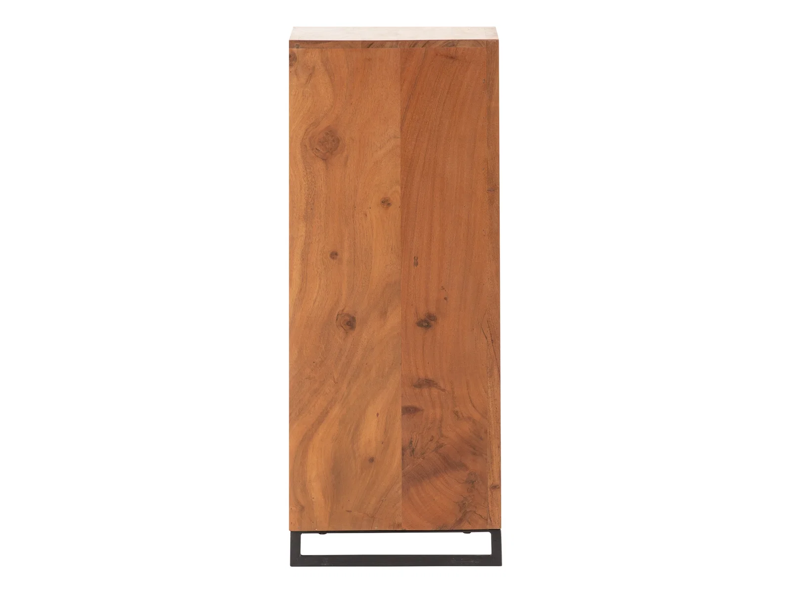 Woodkings Waschbeckenunterschrank Maddox – 50x60x30 Cm, Massivholz Akazie, Rustikal, Mit Metallfüßen