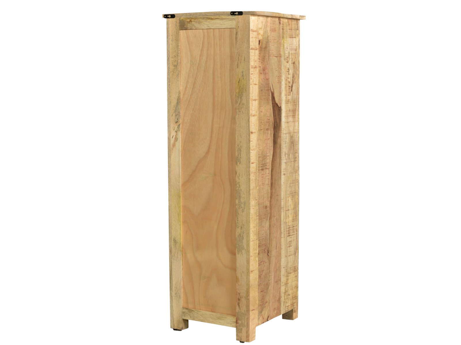 Hochkommode Pune Holz - Mango 40x125x43 Rückansicht