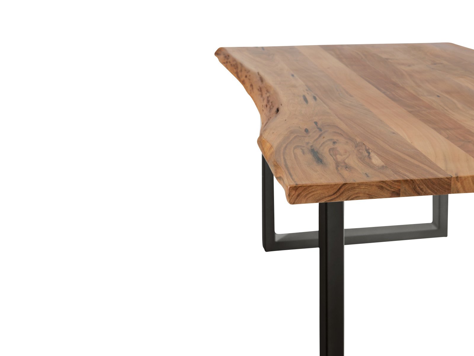 Esstisch Bullwer Akazie schwarz 200x100 cm Holz - Akazie 200x75x100 Detailbild