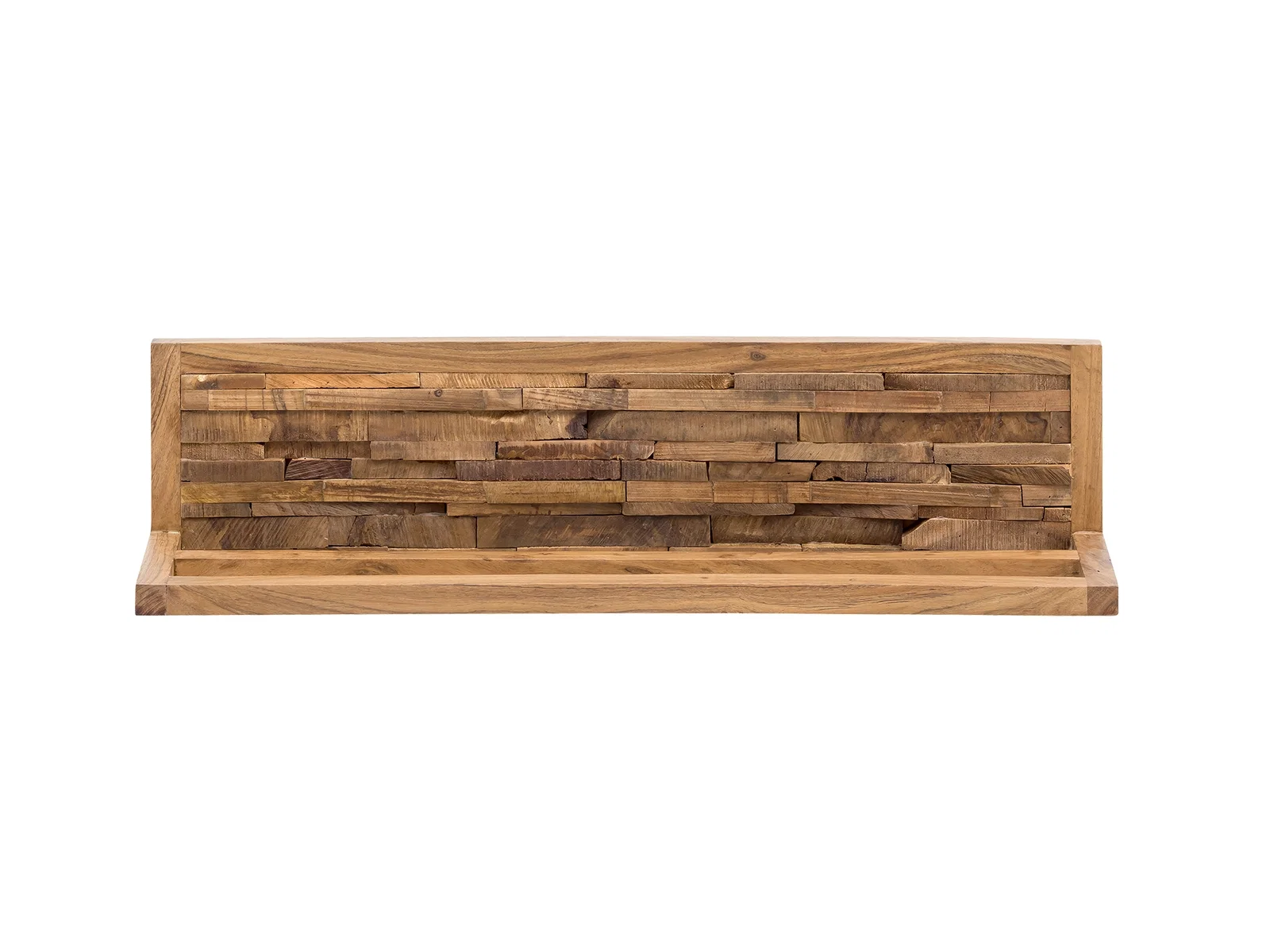 Moderner Handtuchhalter aus Holz, minimalistisches Wanddesign, freigestellt auf weißem Hintergrund – ideal fürs Badezimmer