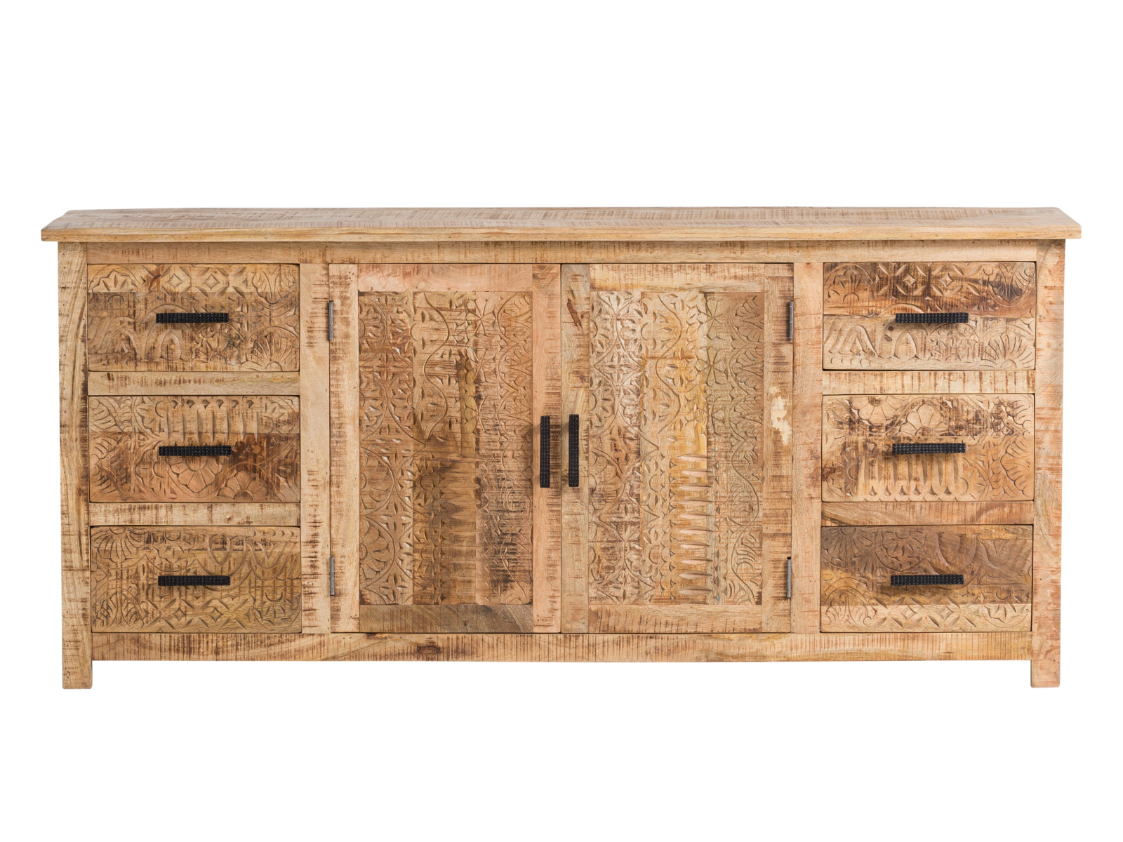 Sideboard Mumbai II Holz - Mango 180x80x42