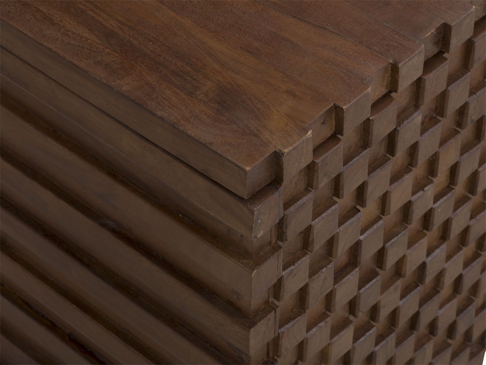 Truhe Abadi Holz - Mango 80x50x45