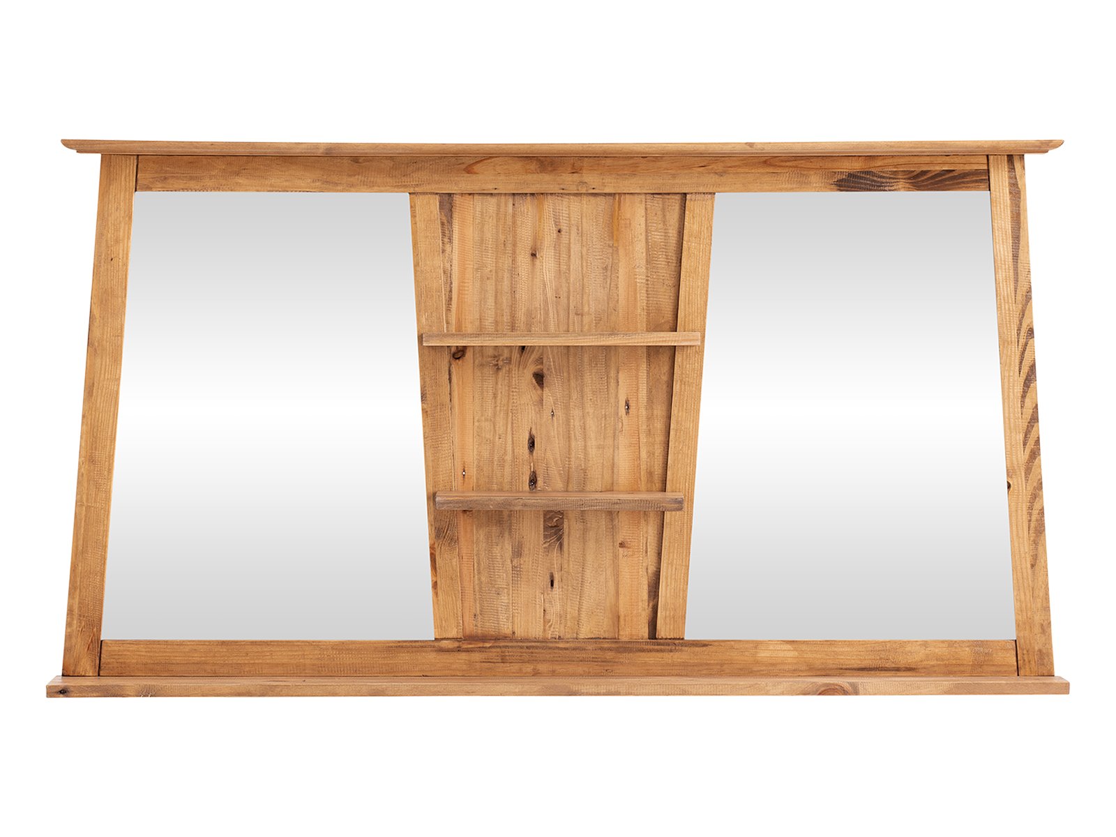 Spiegel Rangun 140x76 Holz - Pinie 140x76x15