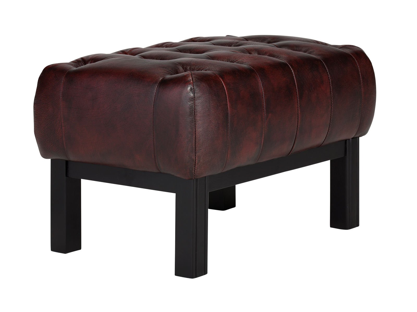 Hocker Chesterfield Kingsfield rot Hocker Chesterfield Kingsfield rot