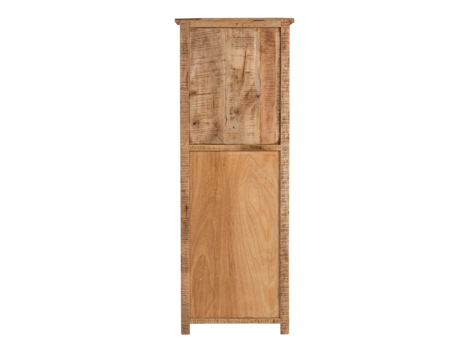 Vitrine Mumbai  Holz - Mango 67x180x42 Rückansicht