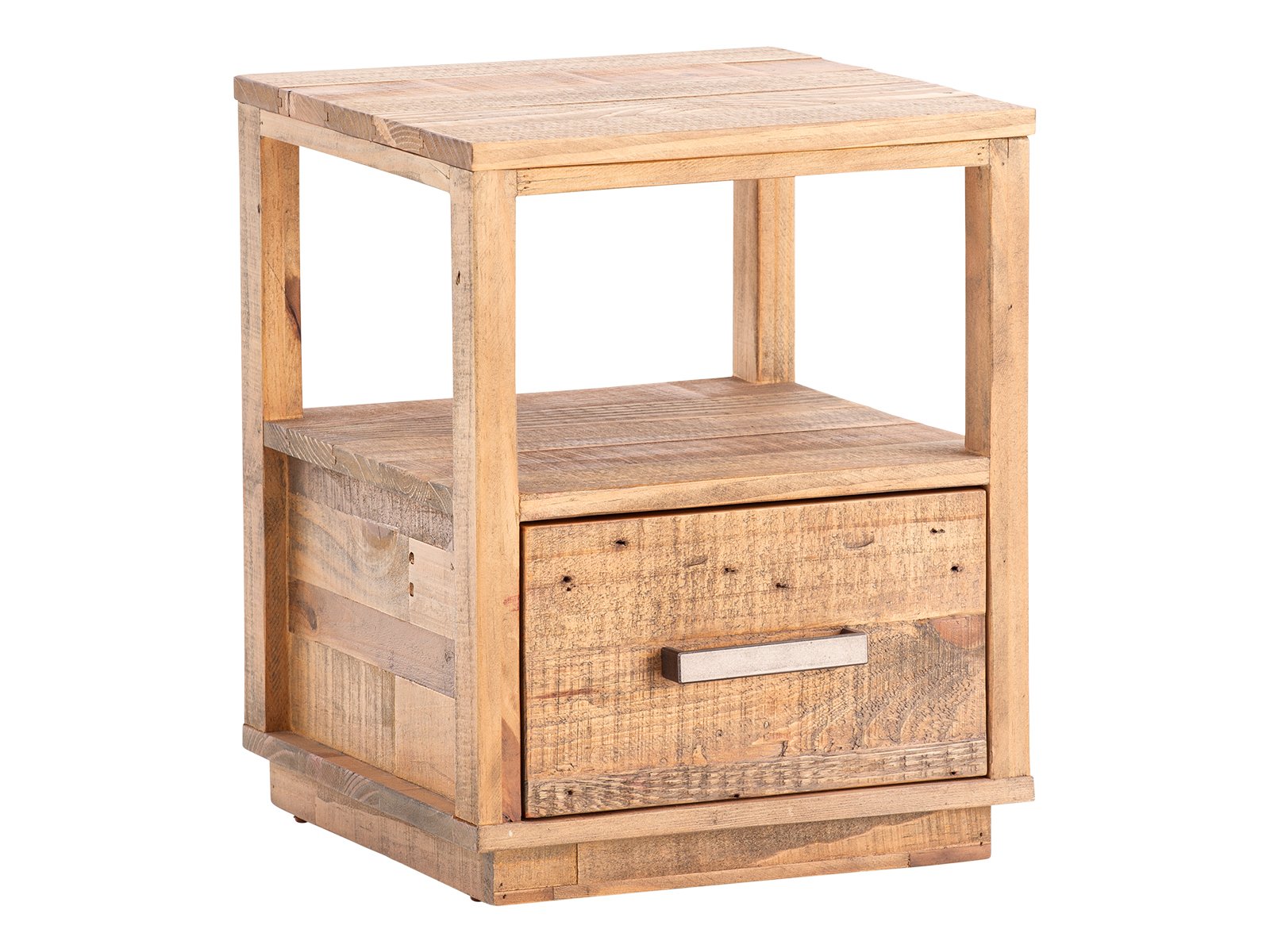Nachttisch Mayari Nachttisch Mayari Holz - Pinie 40x50x40 Schrägansicht