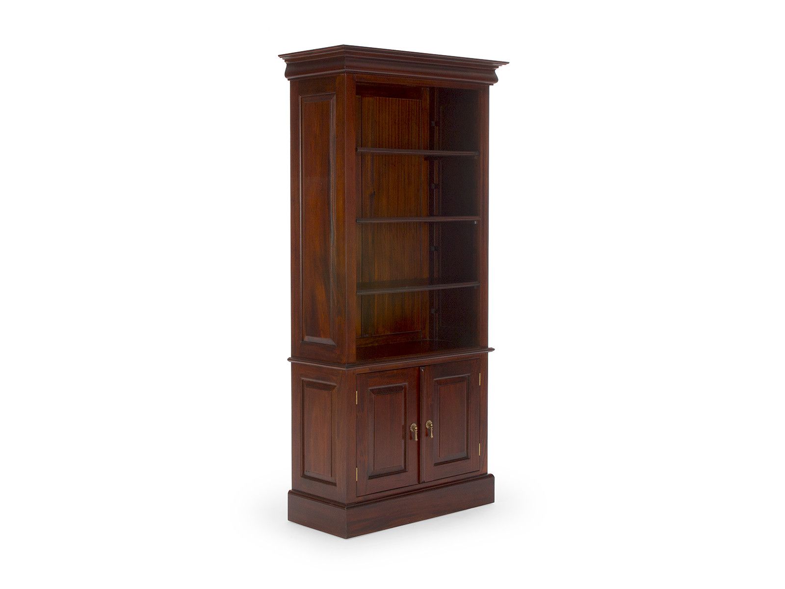 Bücherregal Cambridge 2-türig Bücherregal Cambridge III Holz - Mahagoni 90x182x40