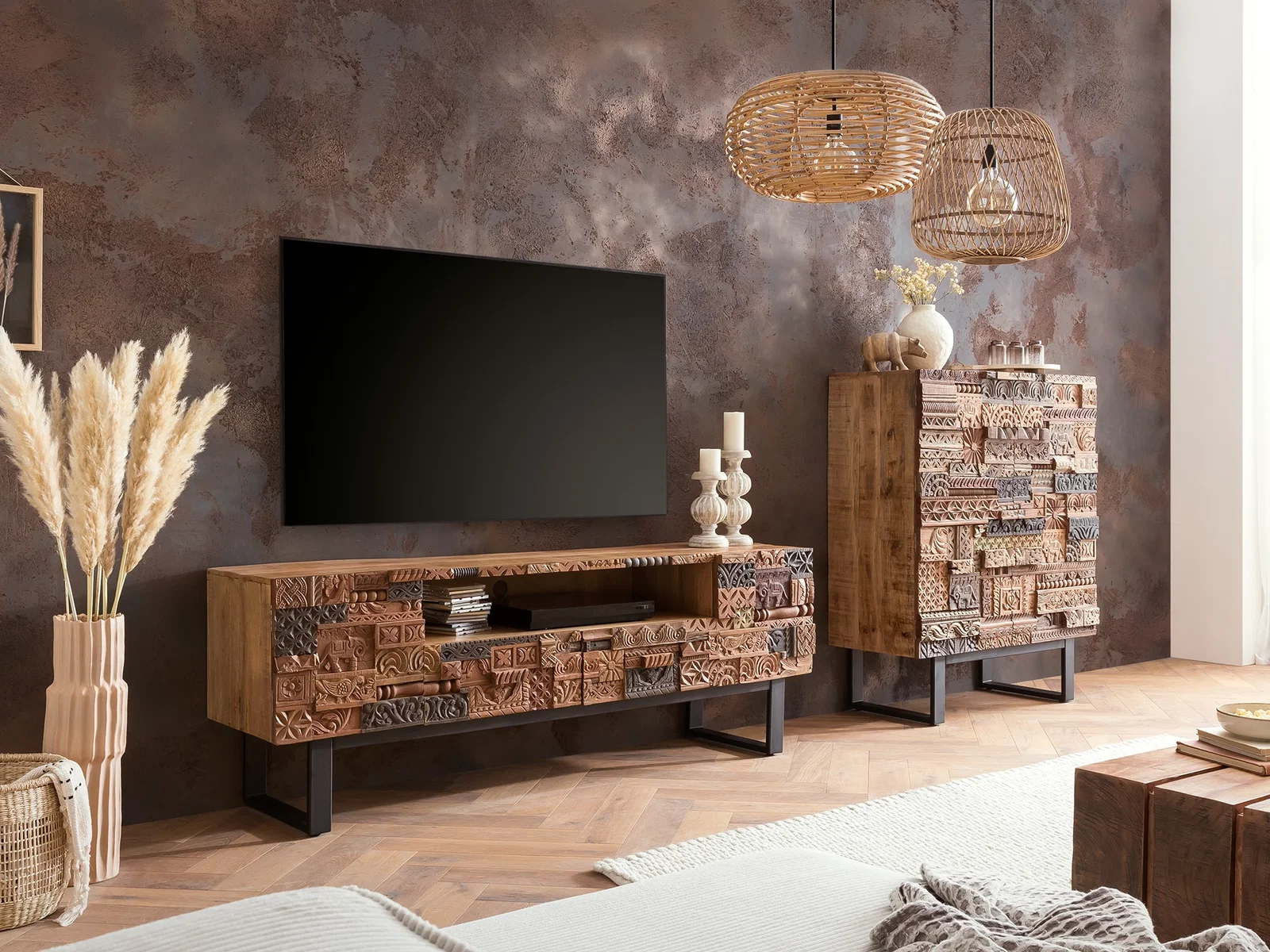 Wohnzimmermöbel aus Holz online kaufen