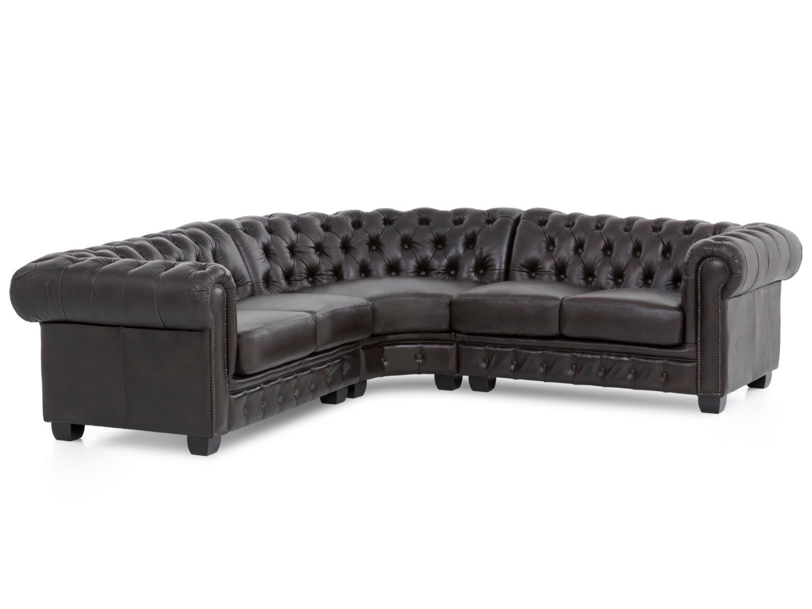 Ecksofa Chesterfield Echtleder Ecksofa Chesterfield Echtleder