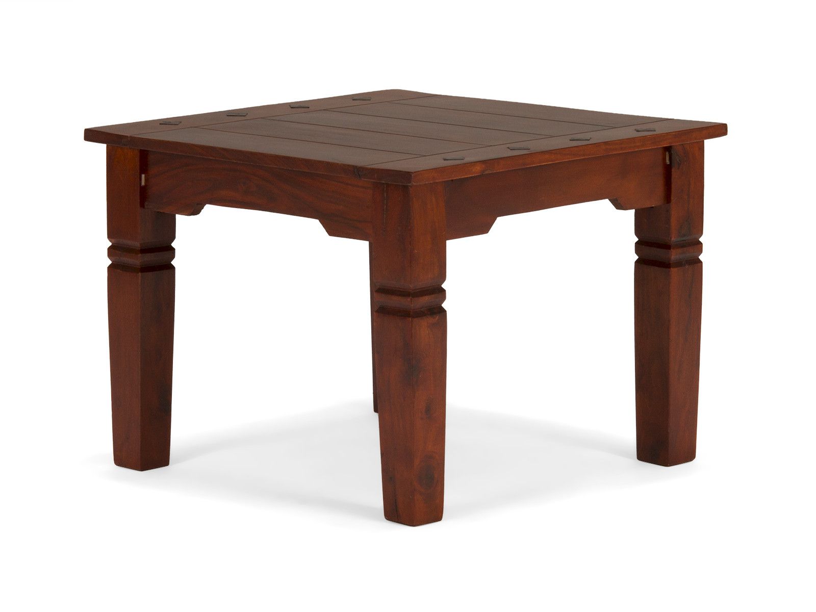 Couchtisch Texas aus Akazie dunkel, quadratisch 60x60