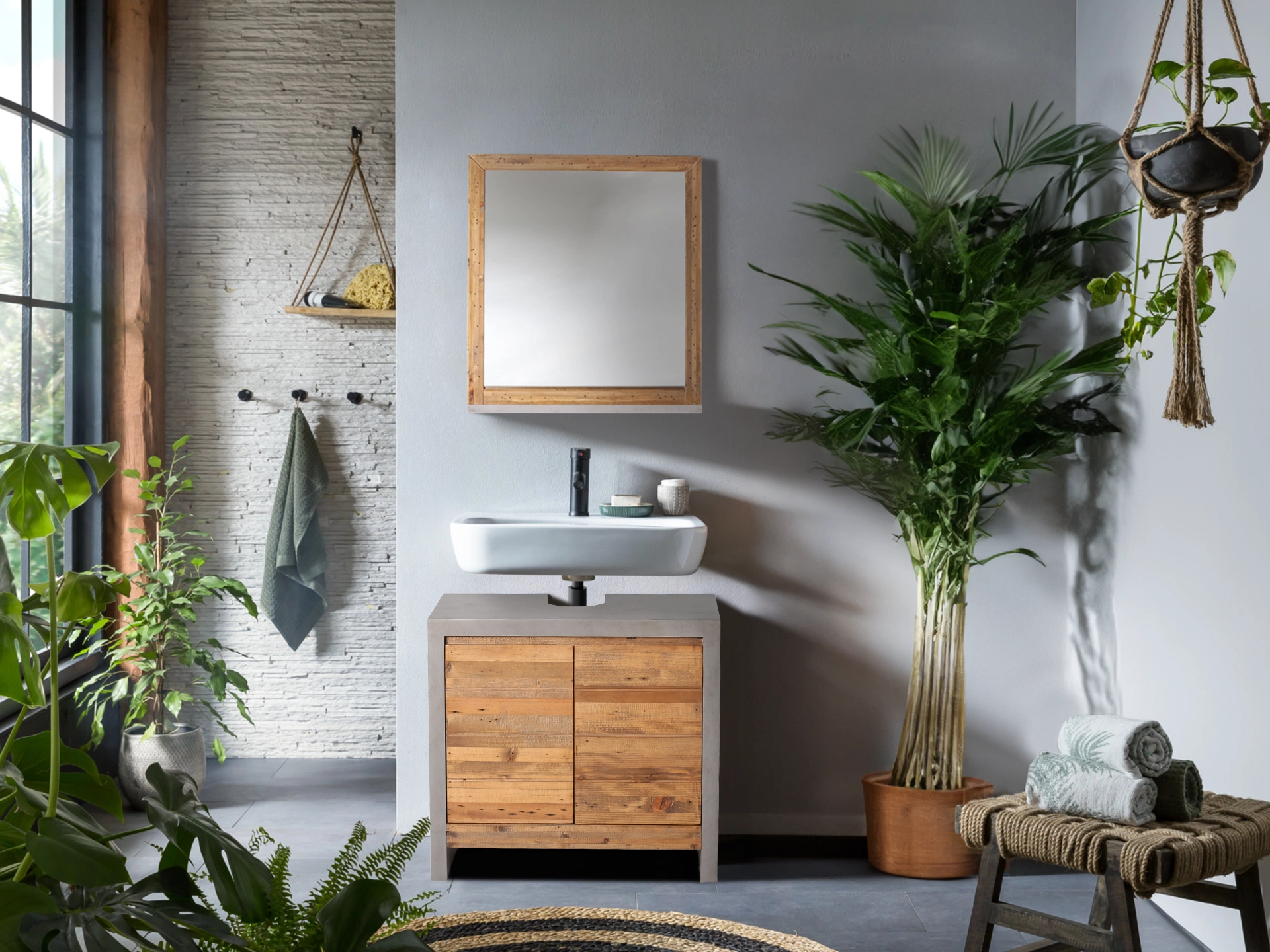 Burnham Holzmöbel in modernem Ambiente mit warmem Holzton, skandinavischem Stil und dezenter Wohnraumdeko