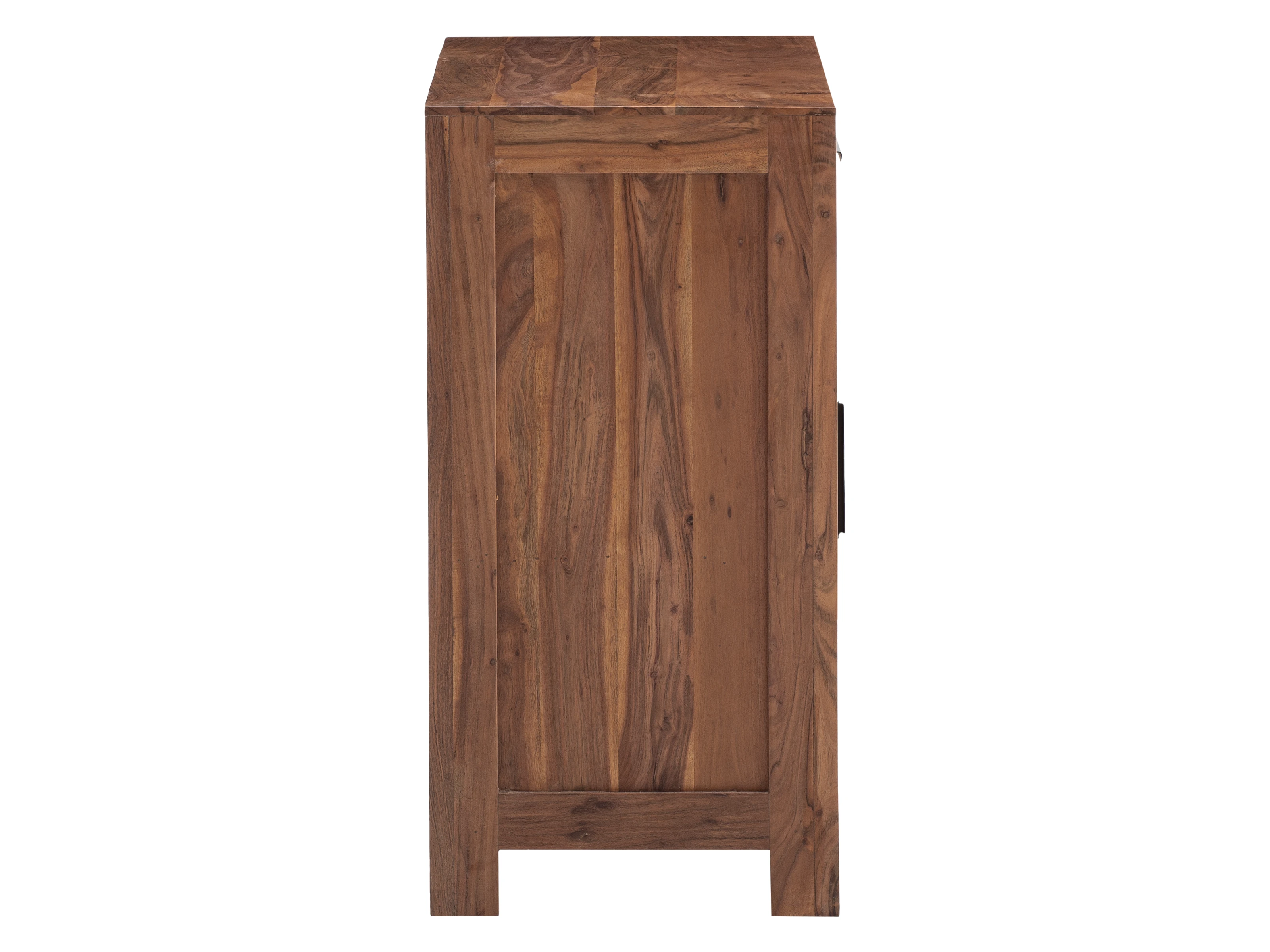 Kommode Osbon Akazie - Metallgriffe Silber