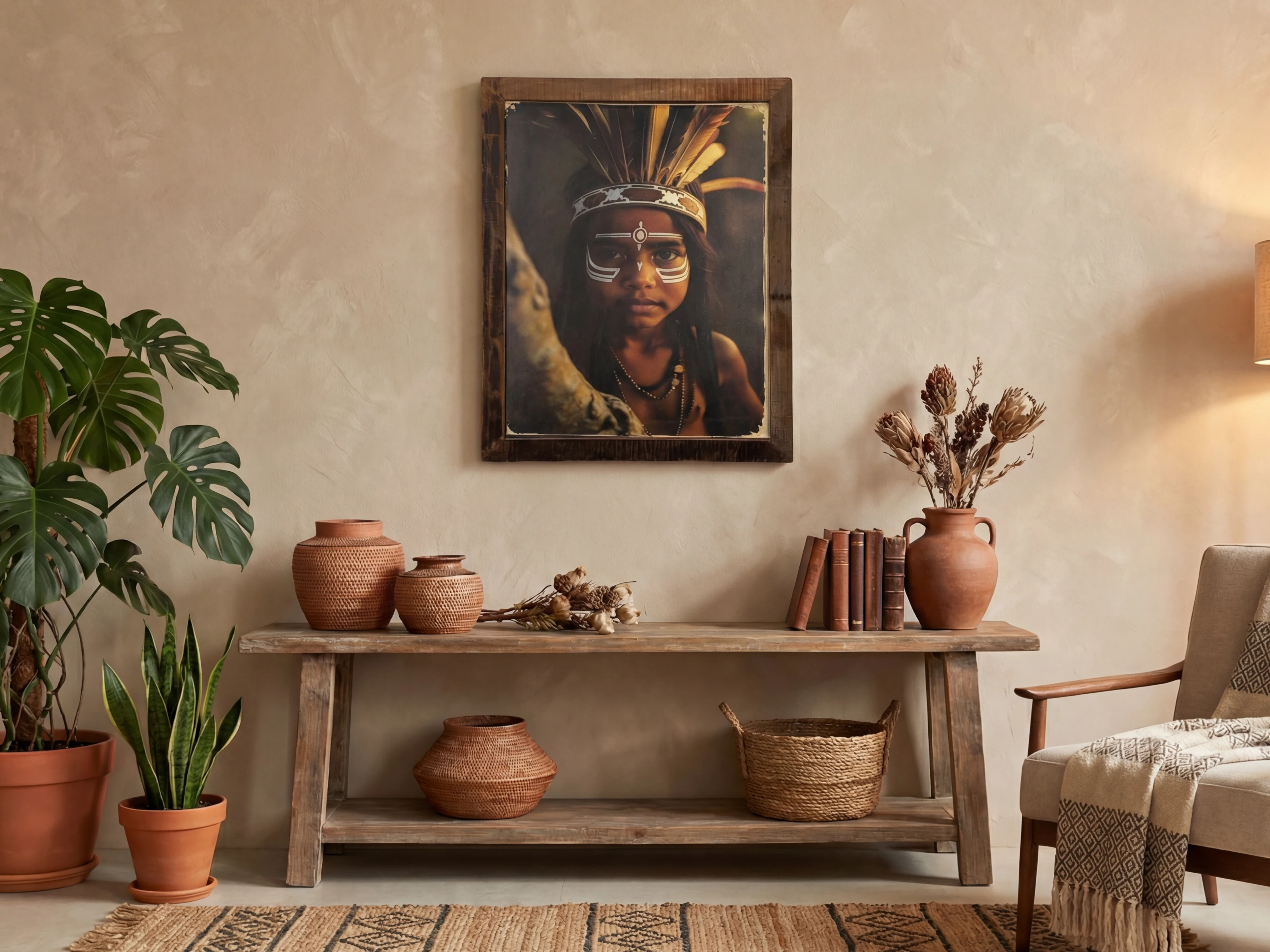 Wandbild Ethno - Roots of Tradition