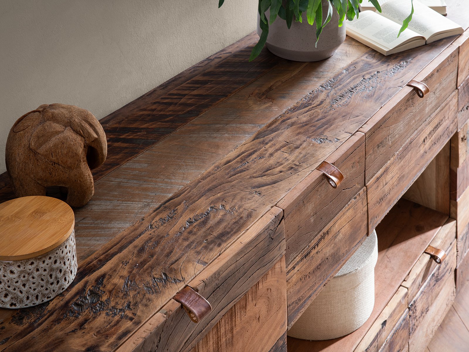 Sideboard Oldwood aus Altholz, 180 cm, rustikal