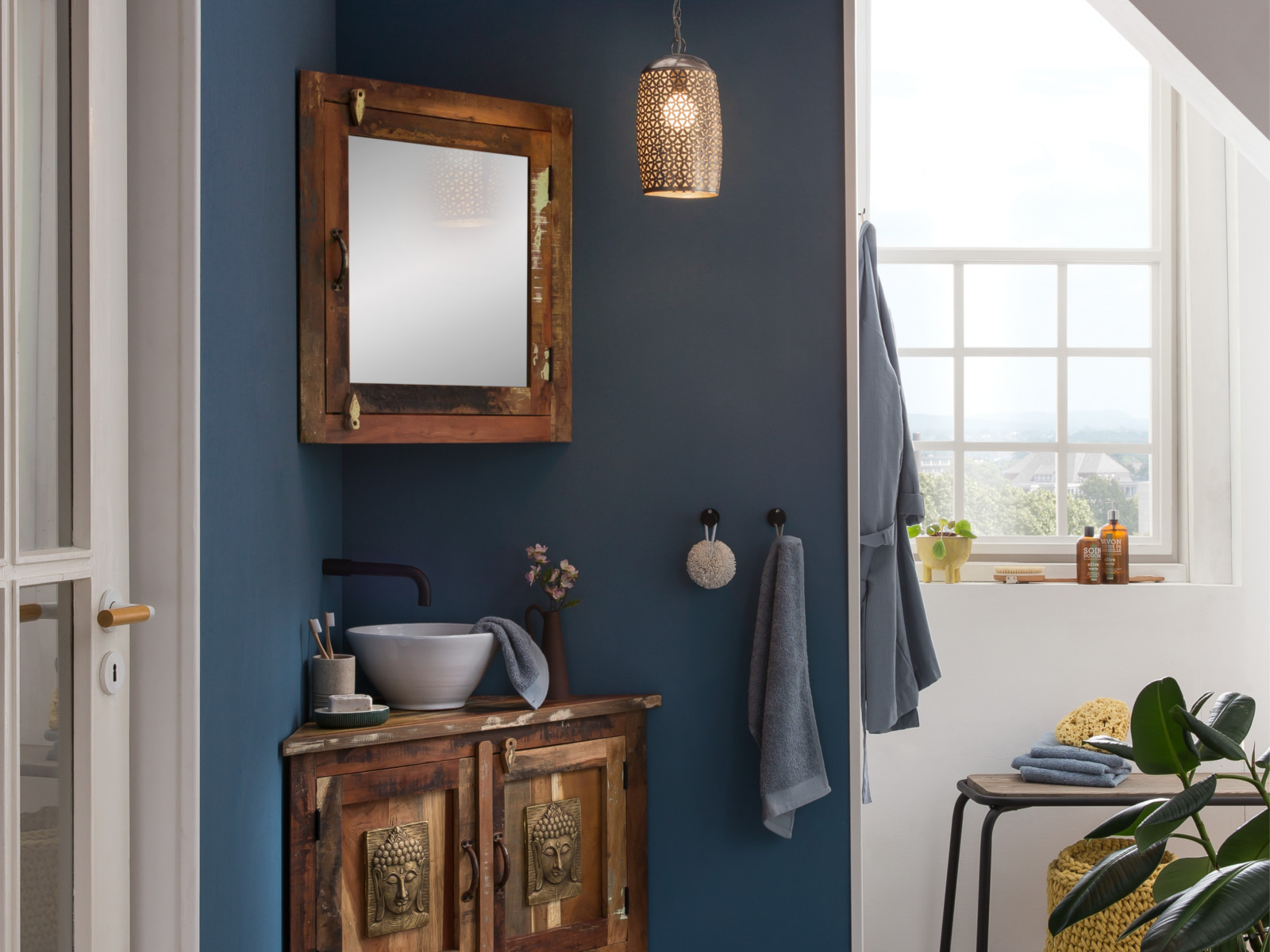 Eckspiegelschrank Sumana