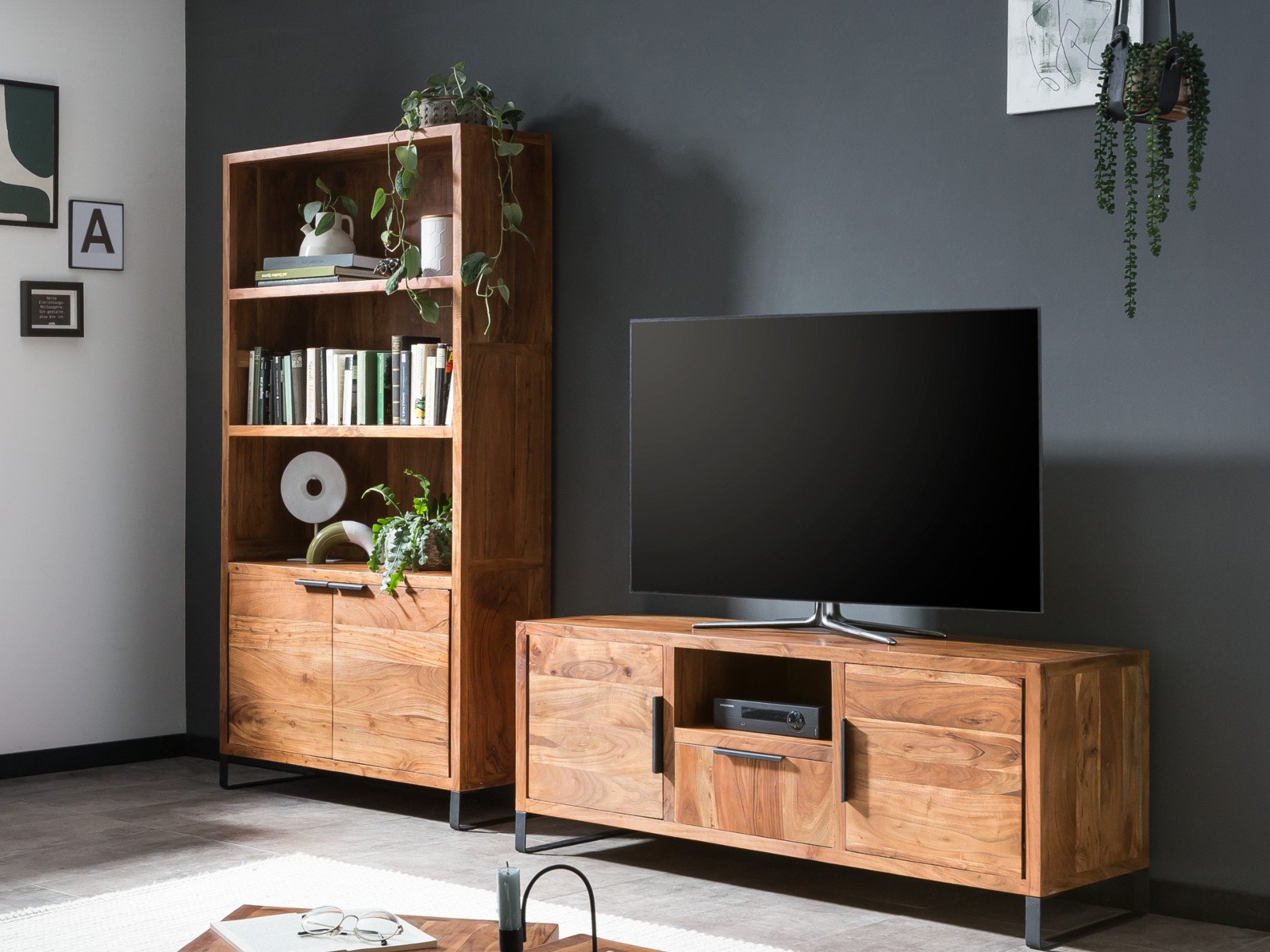 Wohnwände aus Holz kaufen » Schrankwände