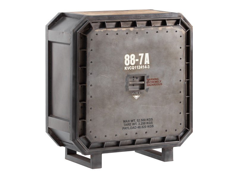 Massiver Bartresen Barkley aus Holz in modern-rustikalem Ambiente, breite Theke mit Barhockern und warmer Beleuchtung.