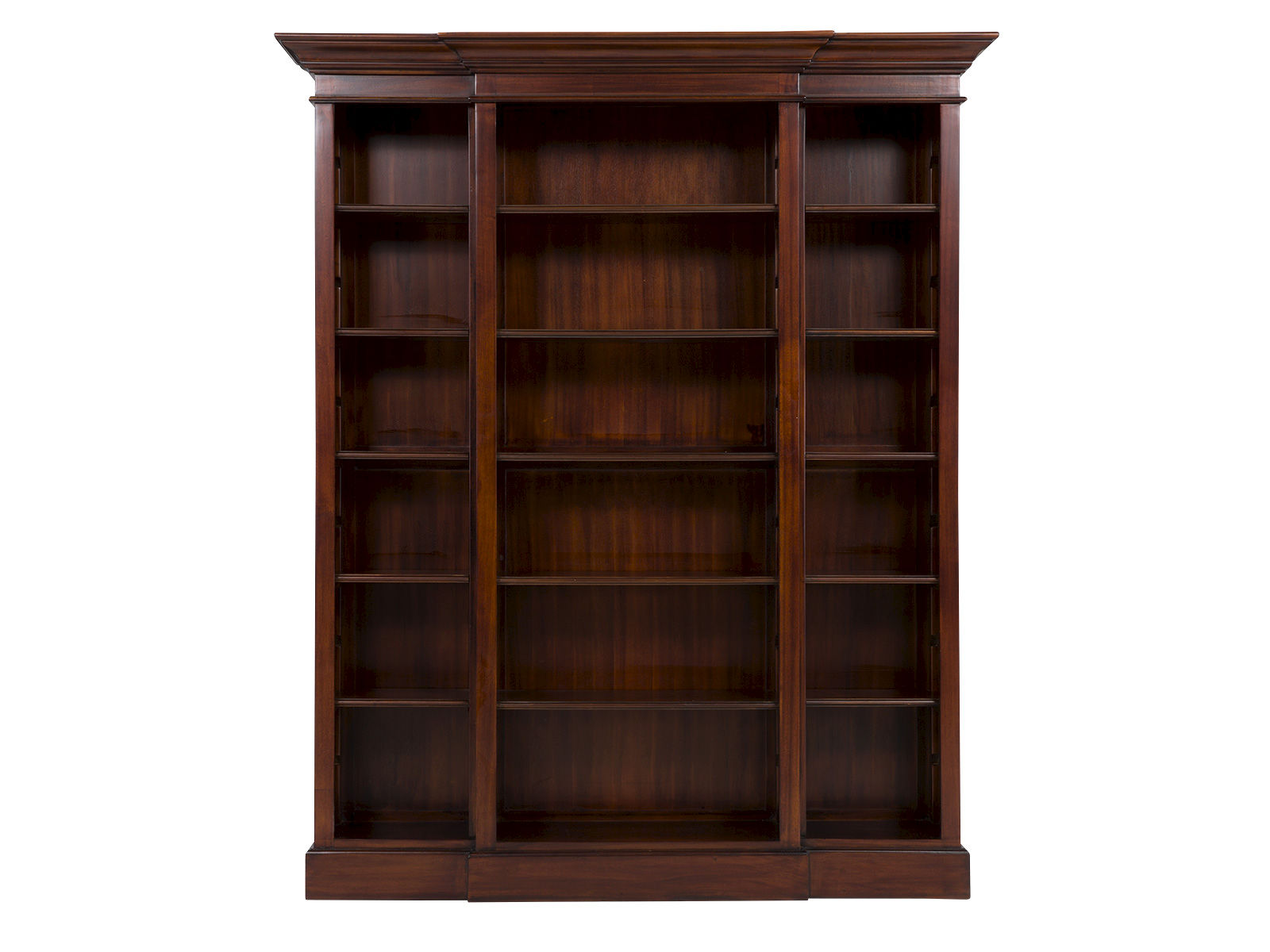 Bücherregal Cambridge I Holz - Mahagoni 168x210x34