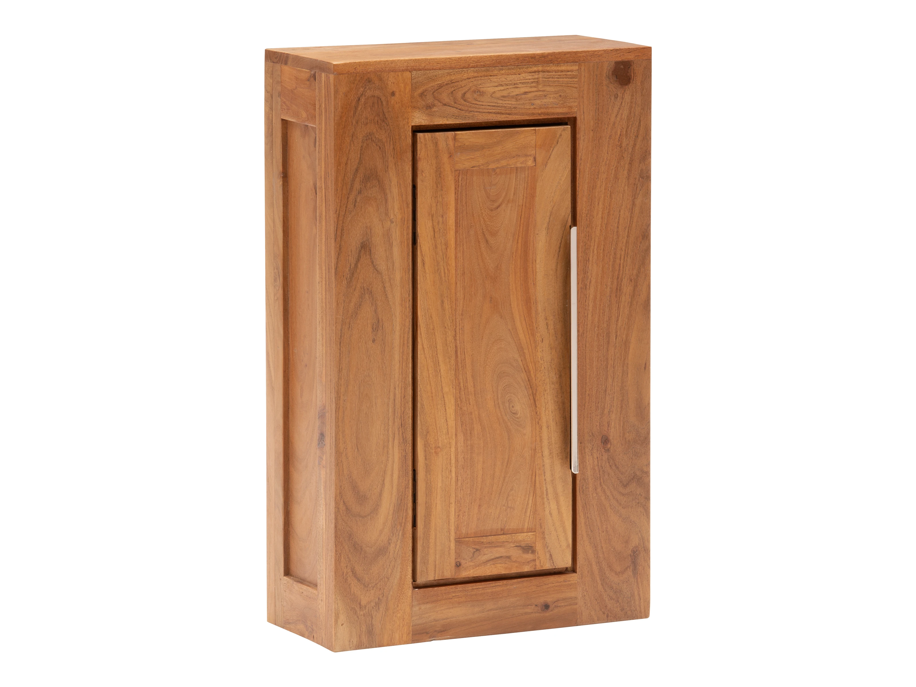 Badset Osbon 5teilig Akazie - Metallgriffe Silber