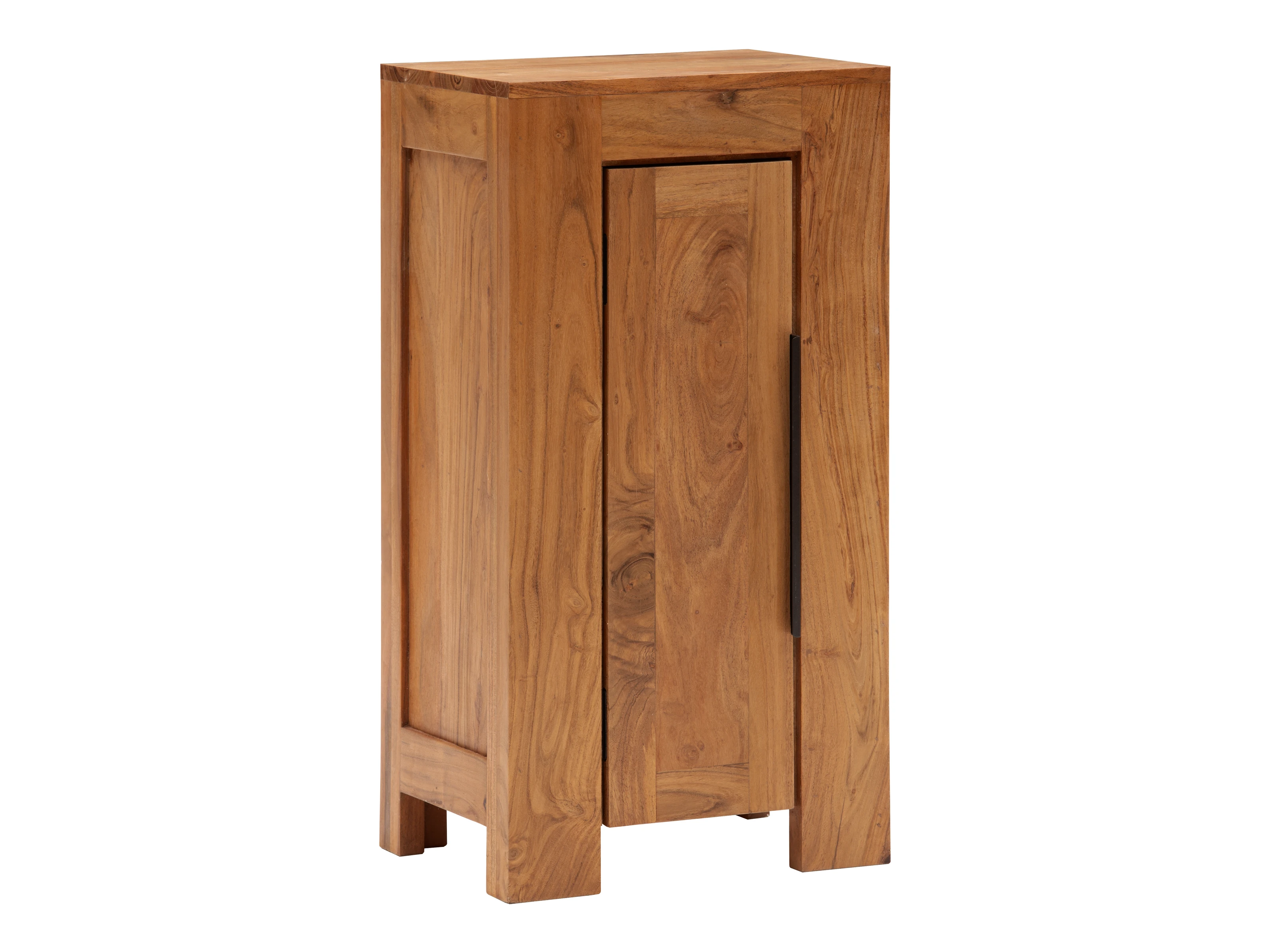 Badmöbelset Osbon Akazie 5teilig - Metallgriffe Schwarz