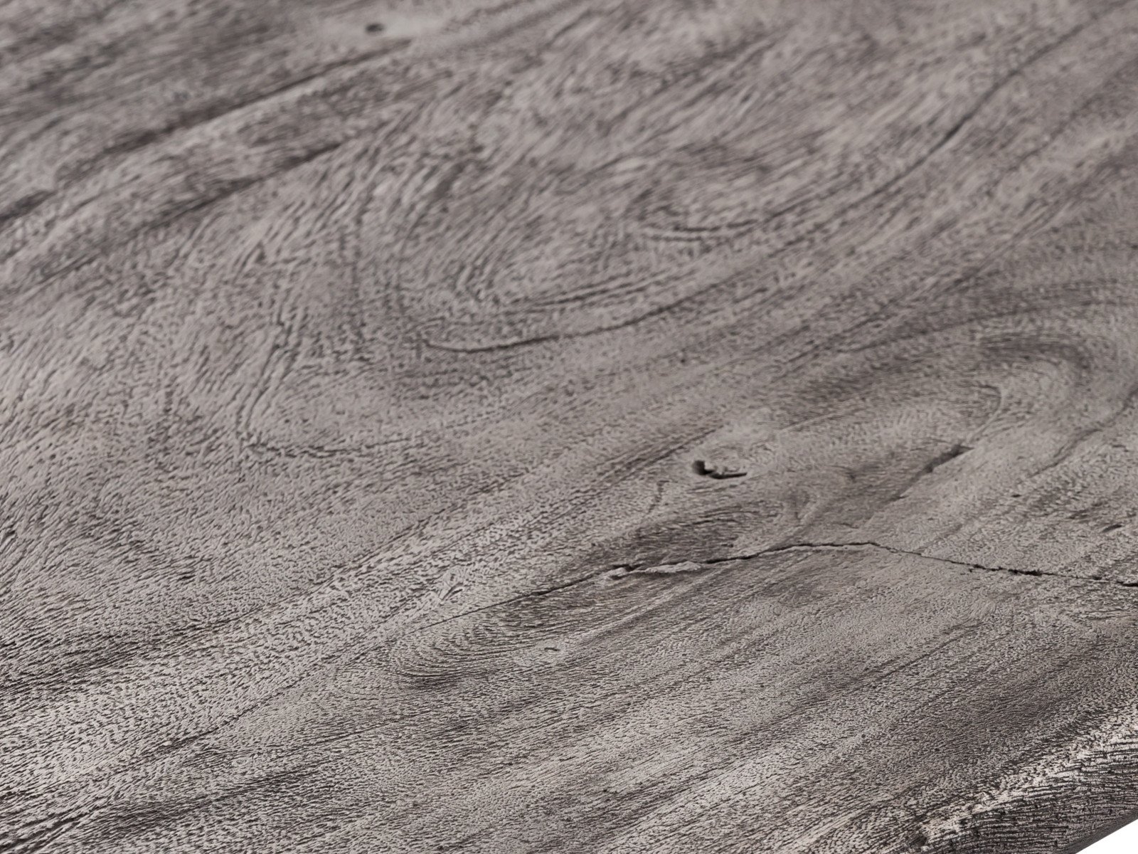 Esstisch Bullwer Grau schwarz 200x100 cm Holz - Akazie 200x75x100 Detailbild