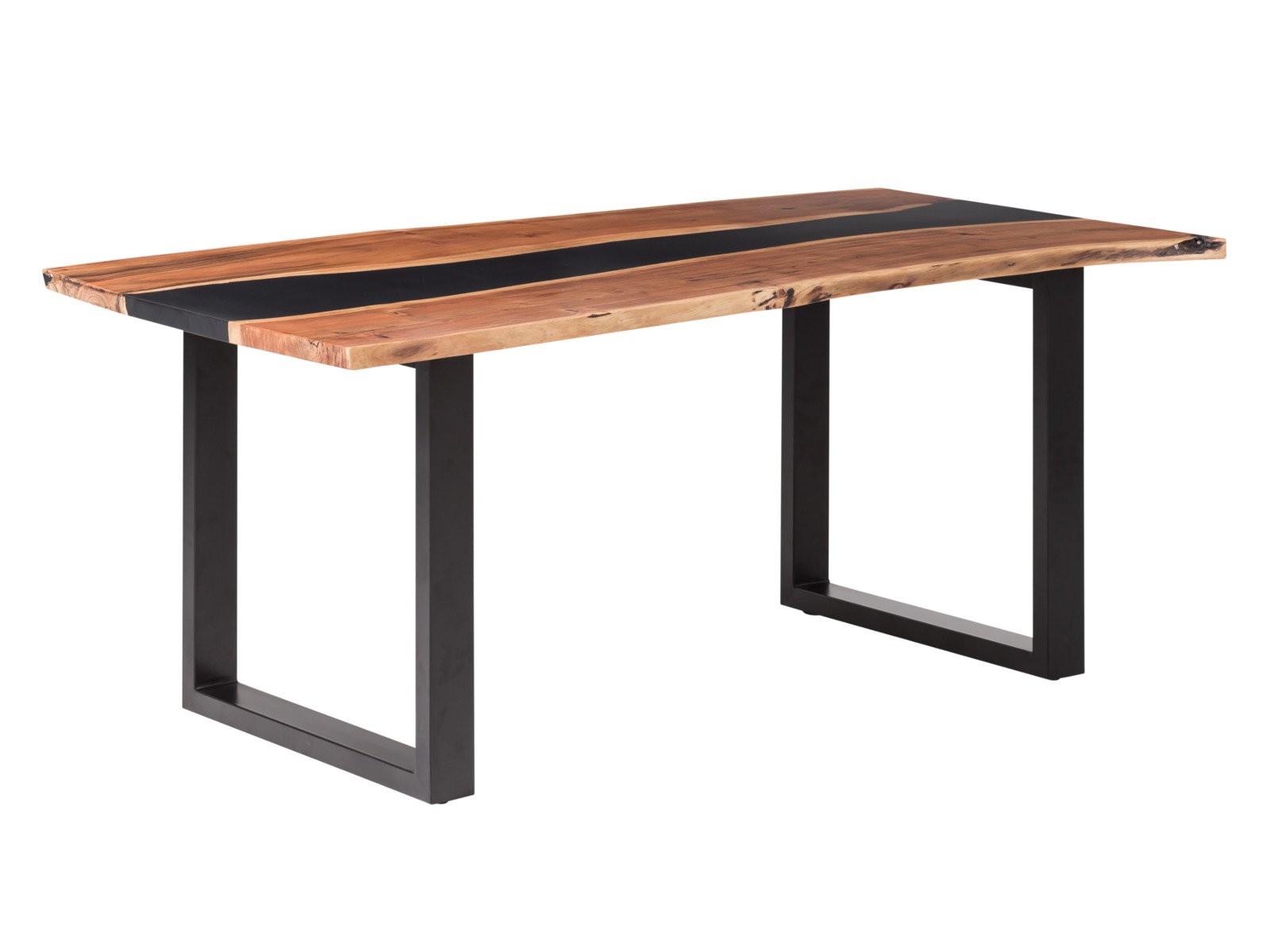 Baumkantentisch Black River – Massivholz