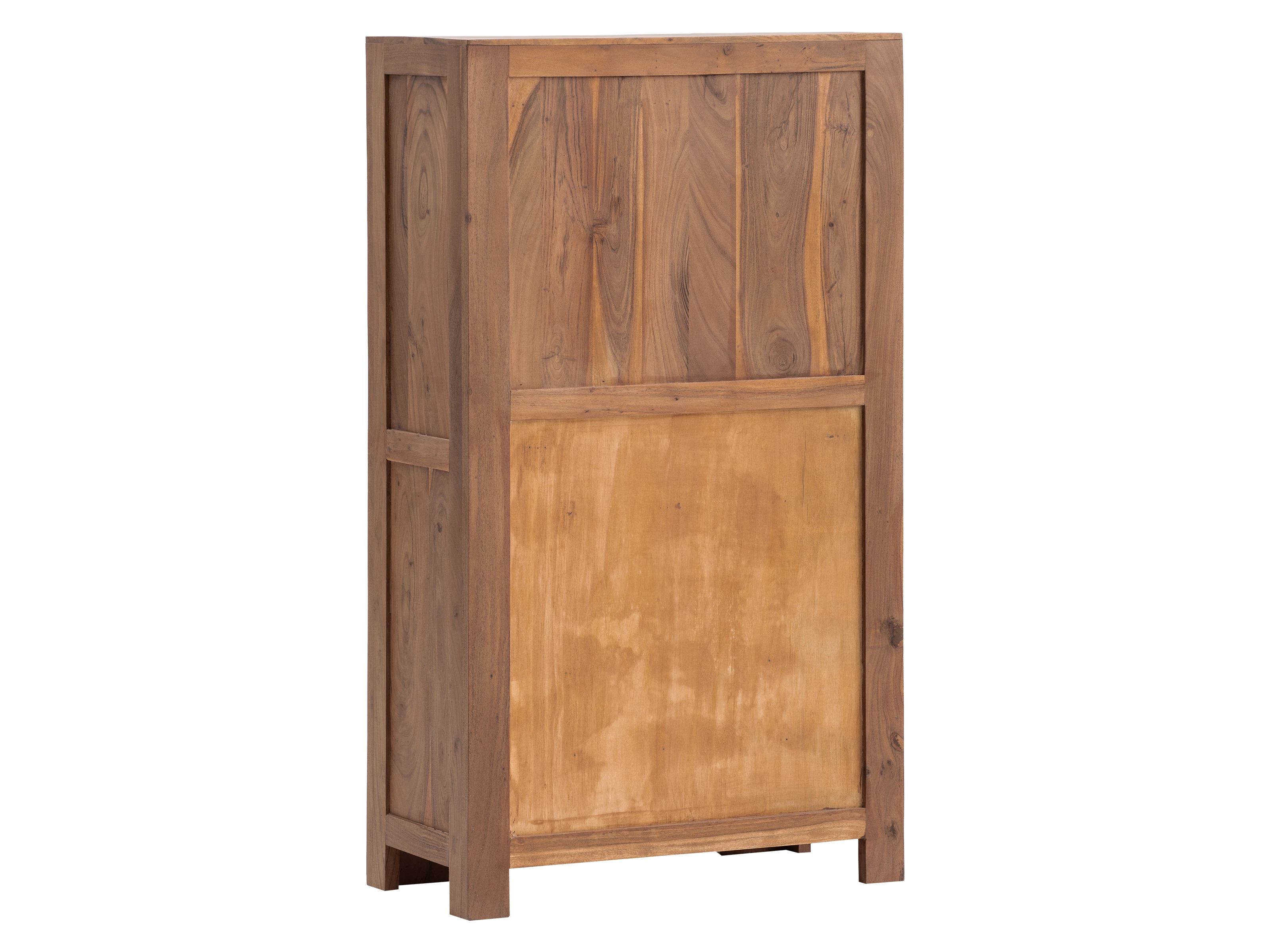 Barschrank Osbon Akazie - Metallgriffe Silber