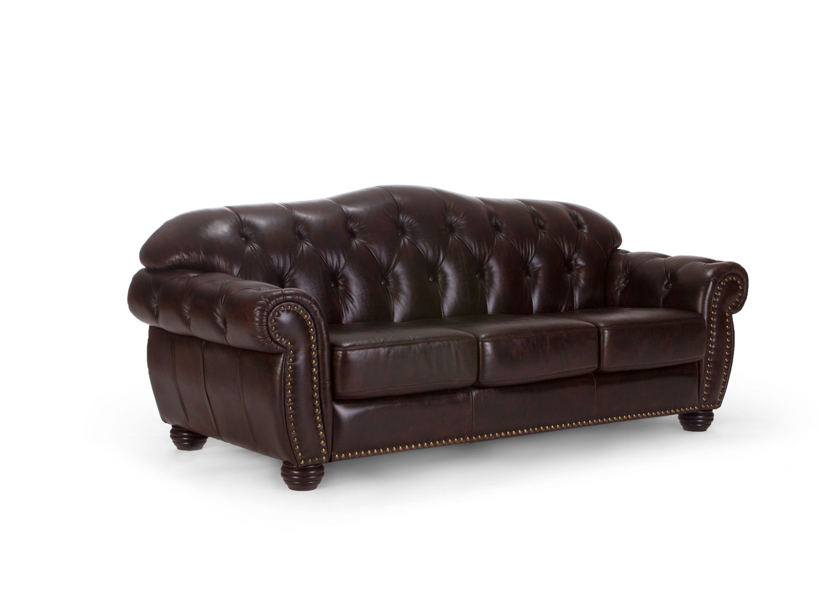 Chesterfield Sofagarnitur Hereford Echtleder
