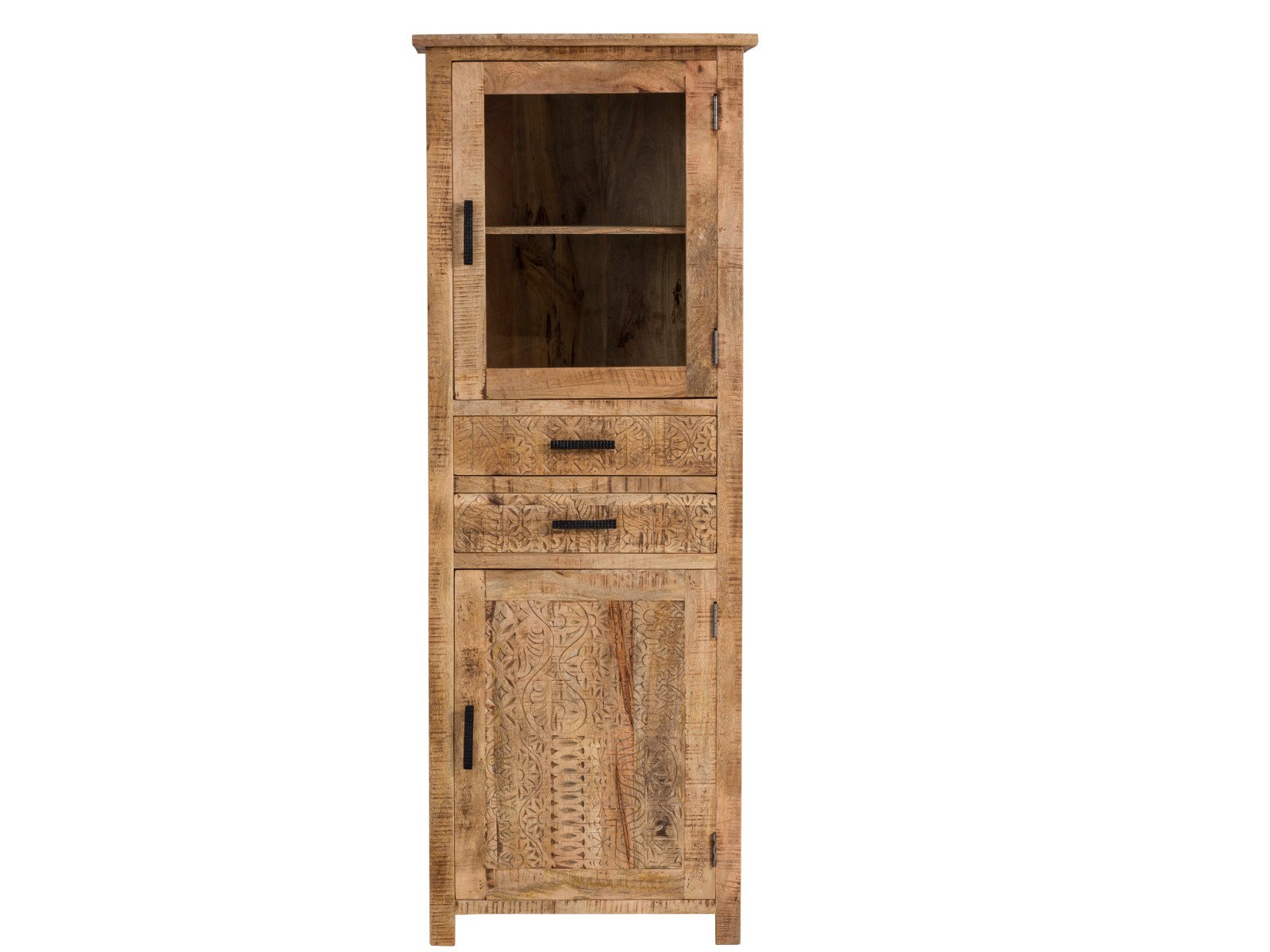 Vitrine Mumbai  Holz - Mango 67x180x42