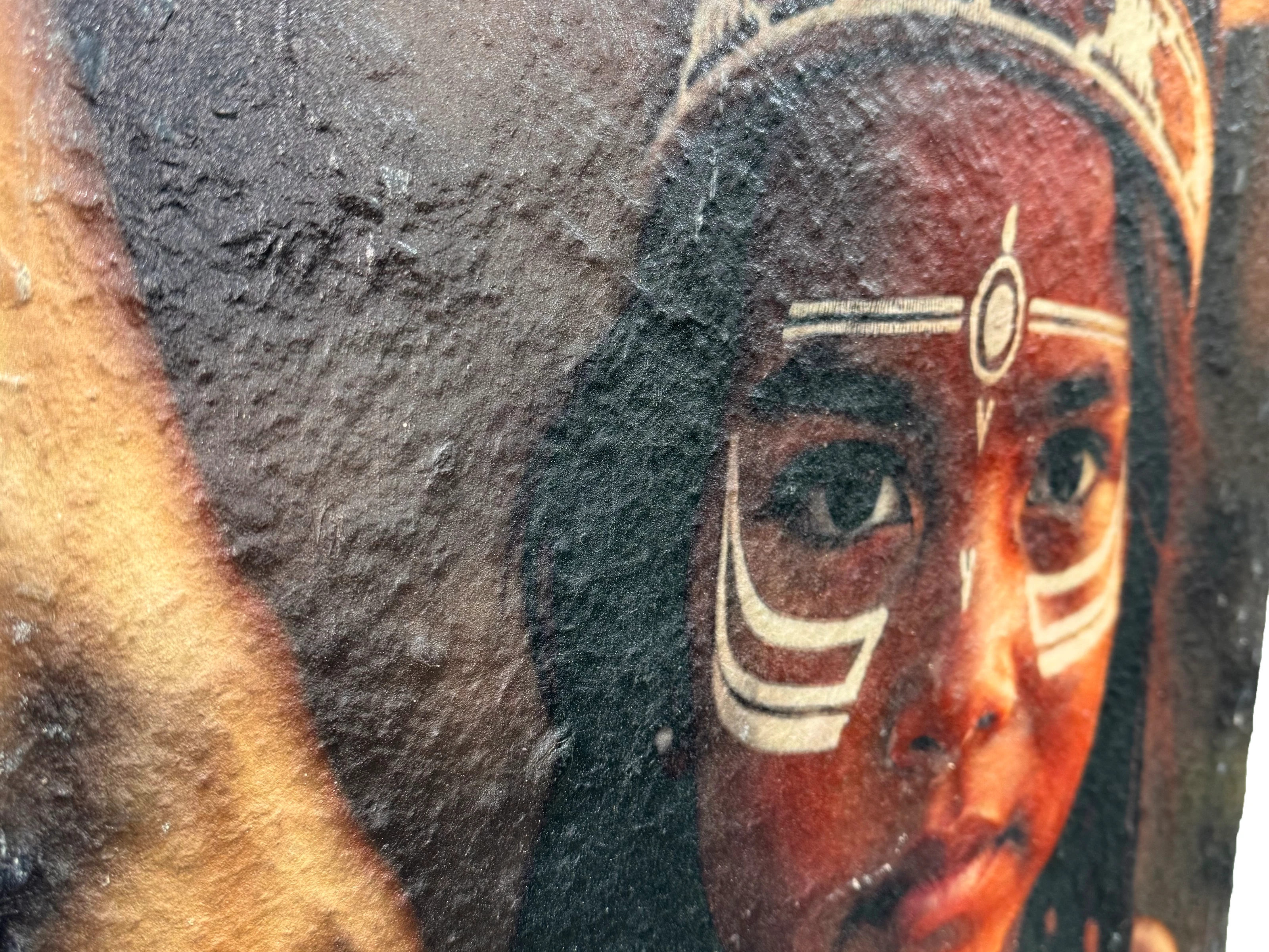 Wandbild Papiermache 60x90 - Roots of Tradition