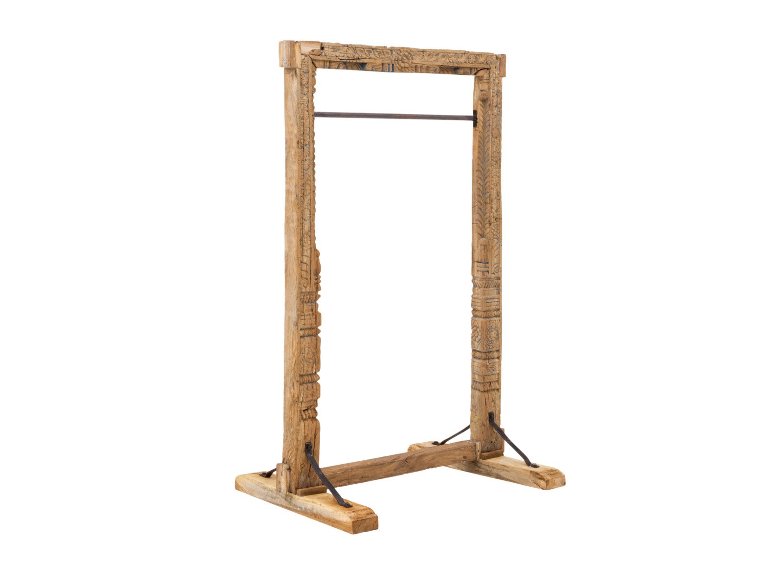 Flur Garderobe Kavali Flur Garderobe Kavali Holz - recyceltes Altholz 100x180x50 Schrägansicht